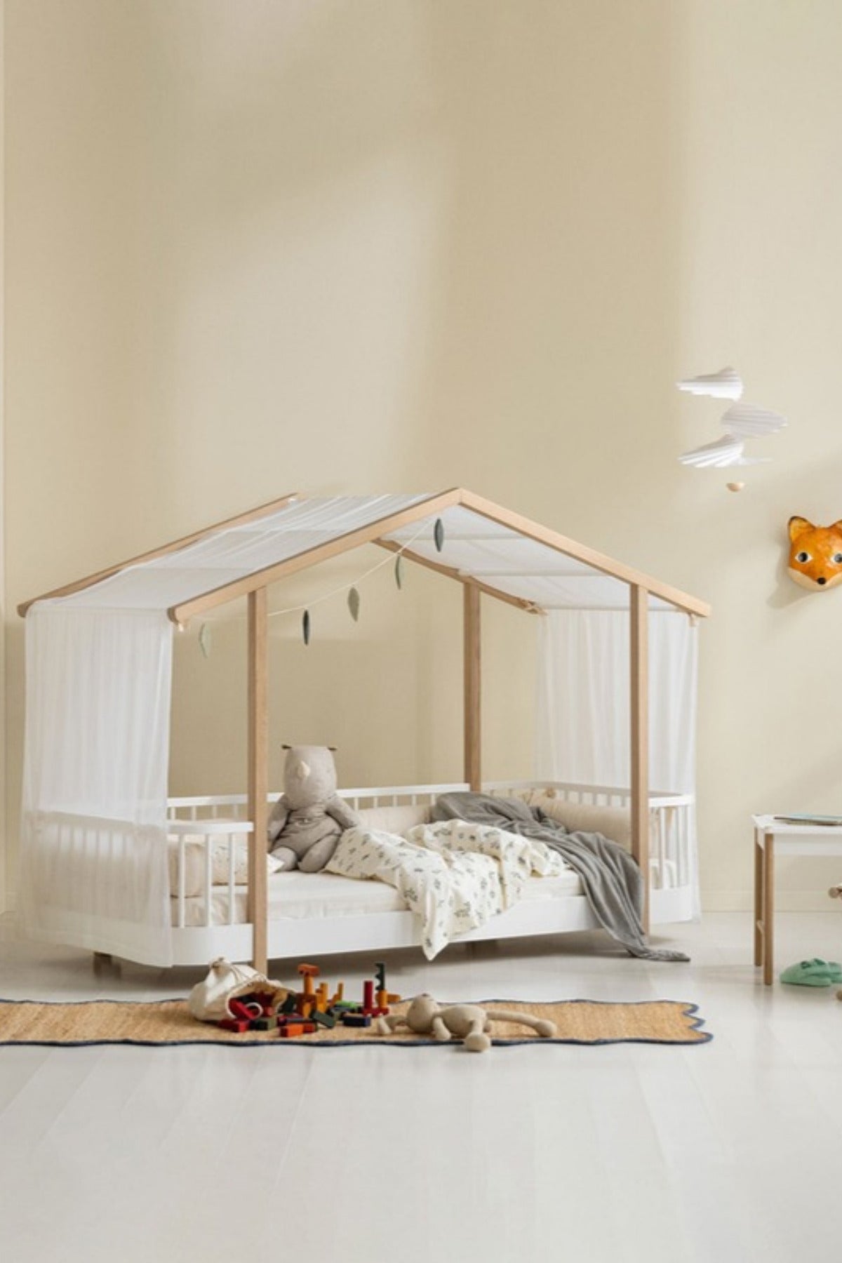 Oliver Furniture Original Hausbett mit Himmel