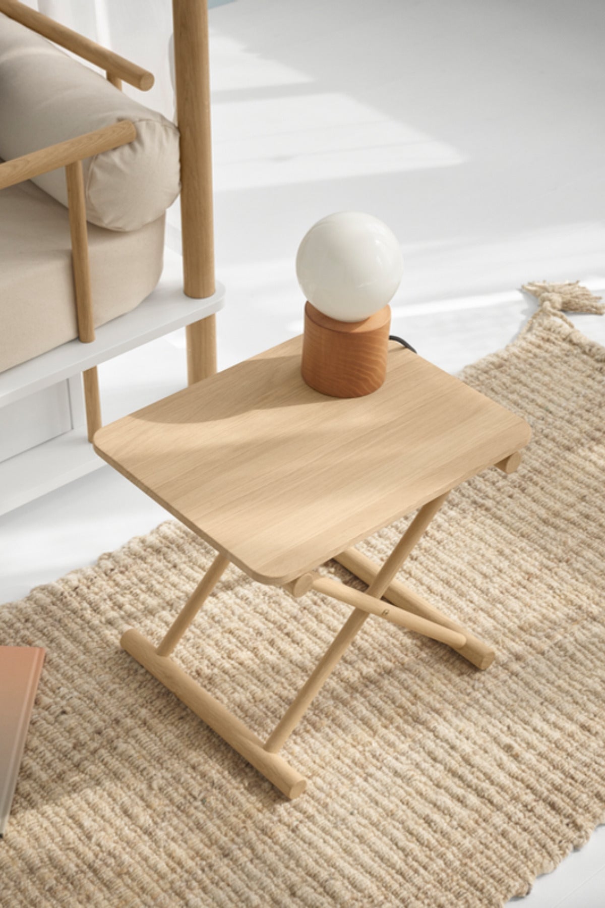 Oliver Furniture Camp Nachttisch niedrig Eiche