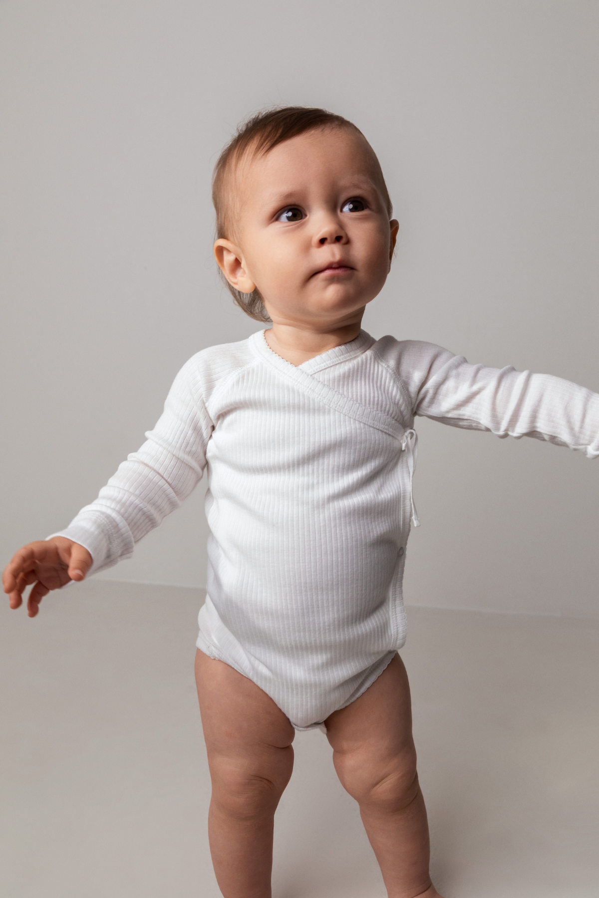 Wickelbody gerippt aus Tencel-Baumwoll-Mix | verschiedene Farben