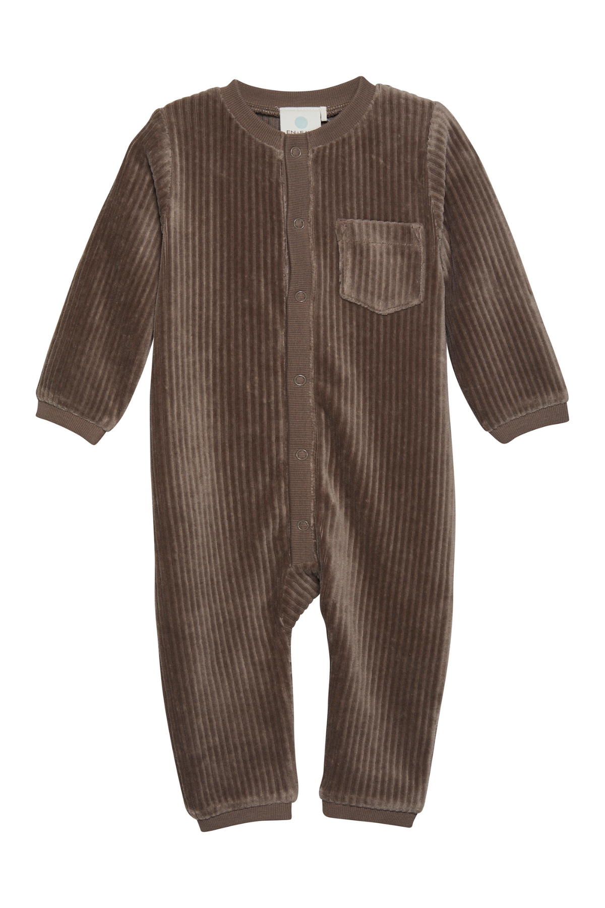 Jumpsuit Velour Cord | Chocolate Chip