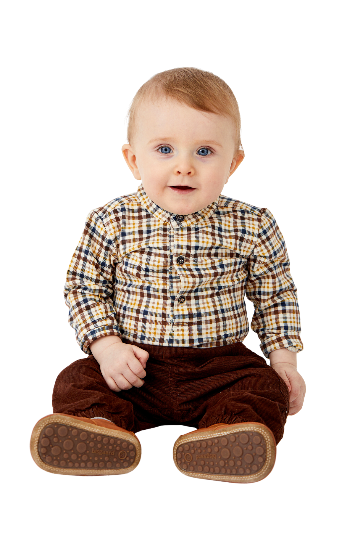 Karierter Shirtbody "Boye"