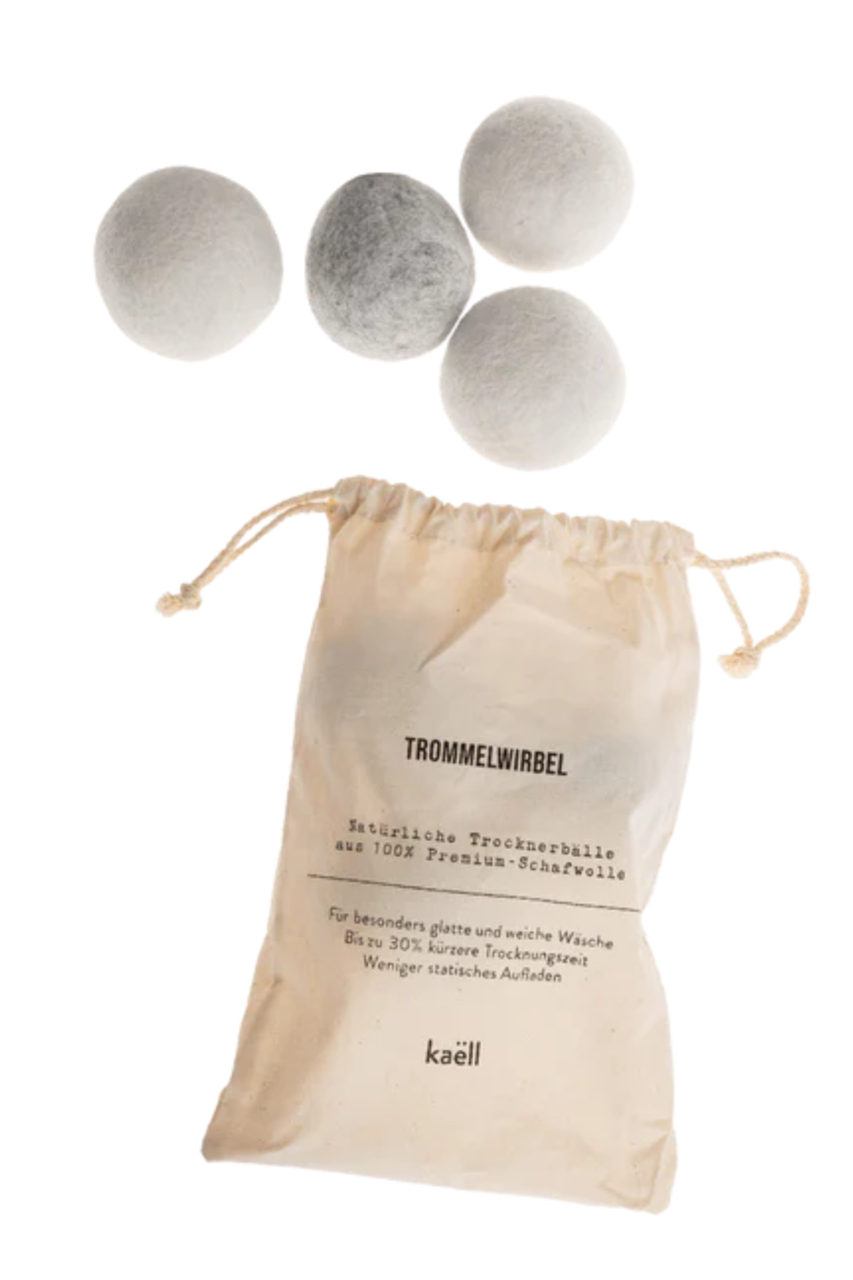 "Trommelwirbel" - 6 natürliche Trocknerbälle