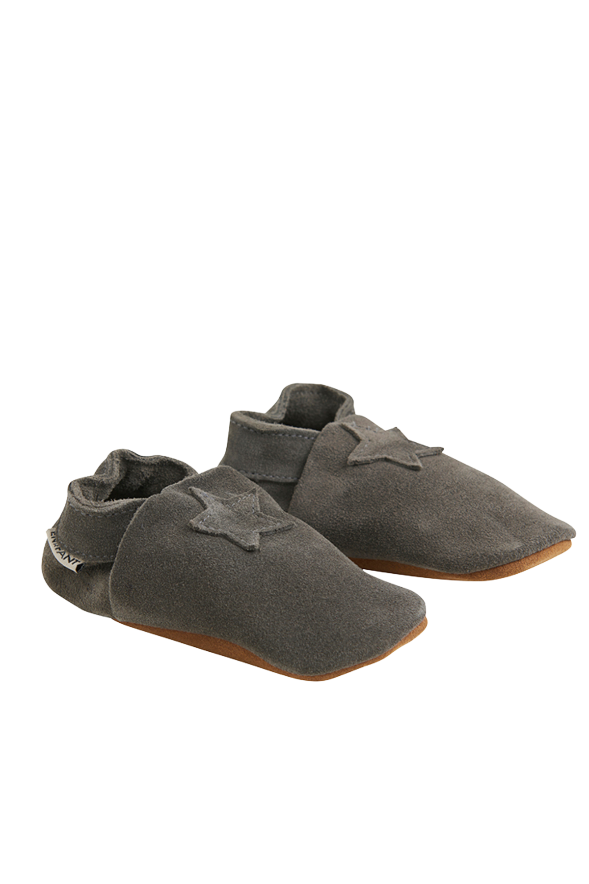 Krabbelpuschen "Stern" aus Wildleder | verschiedene Farben