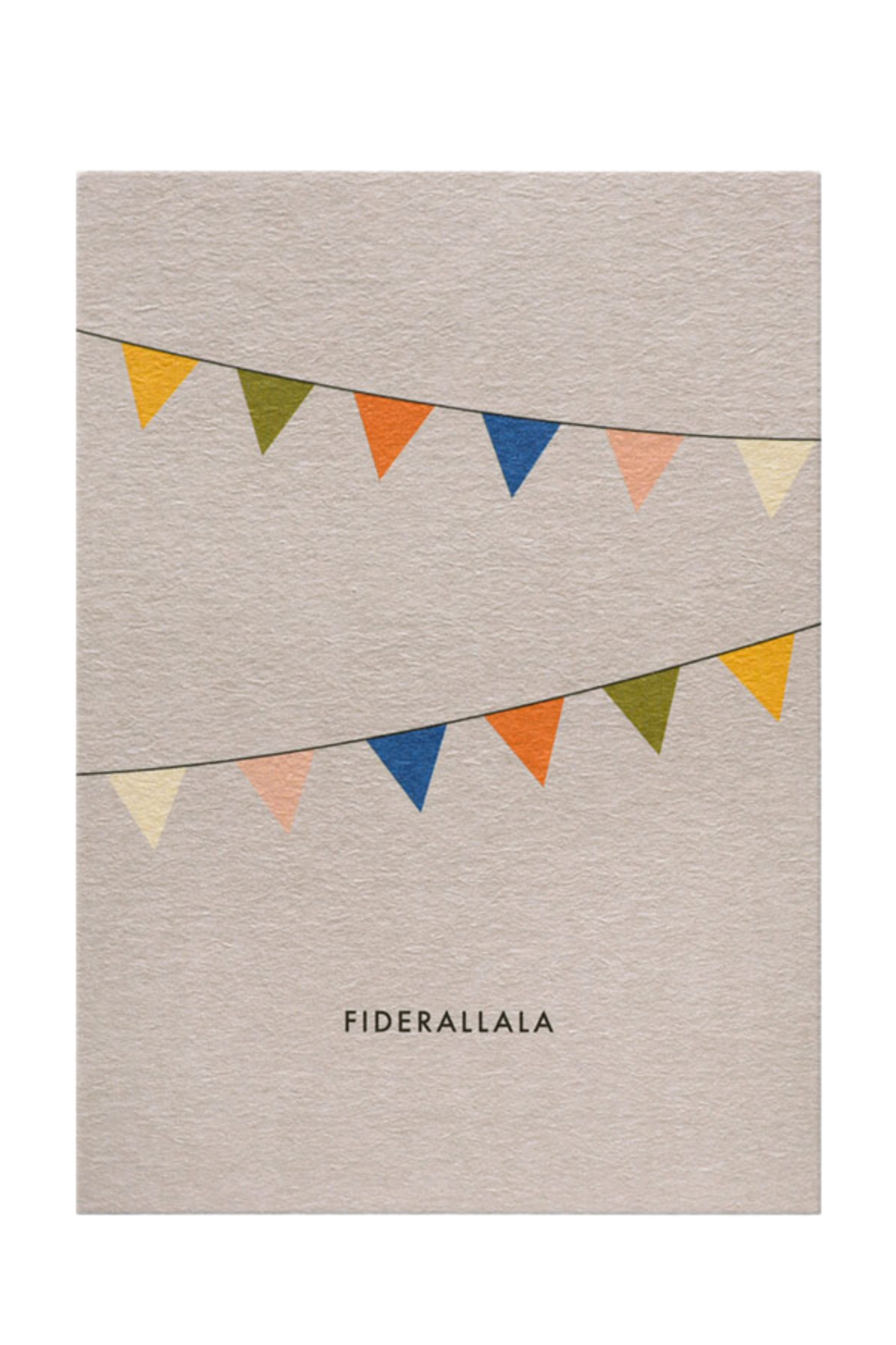 Postkarte "Fiderallala"