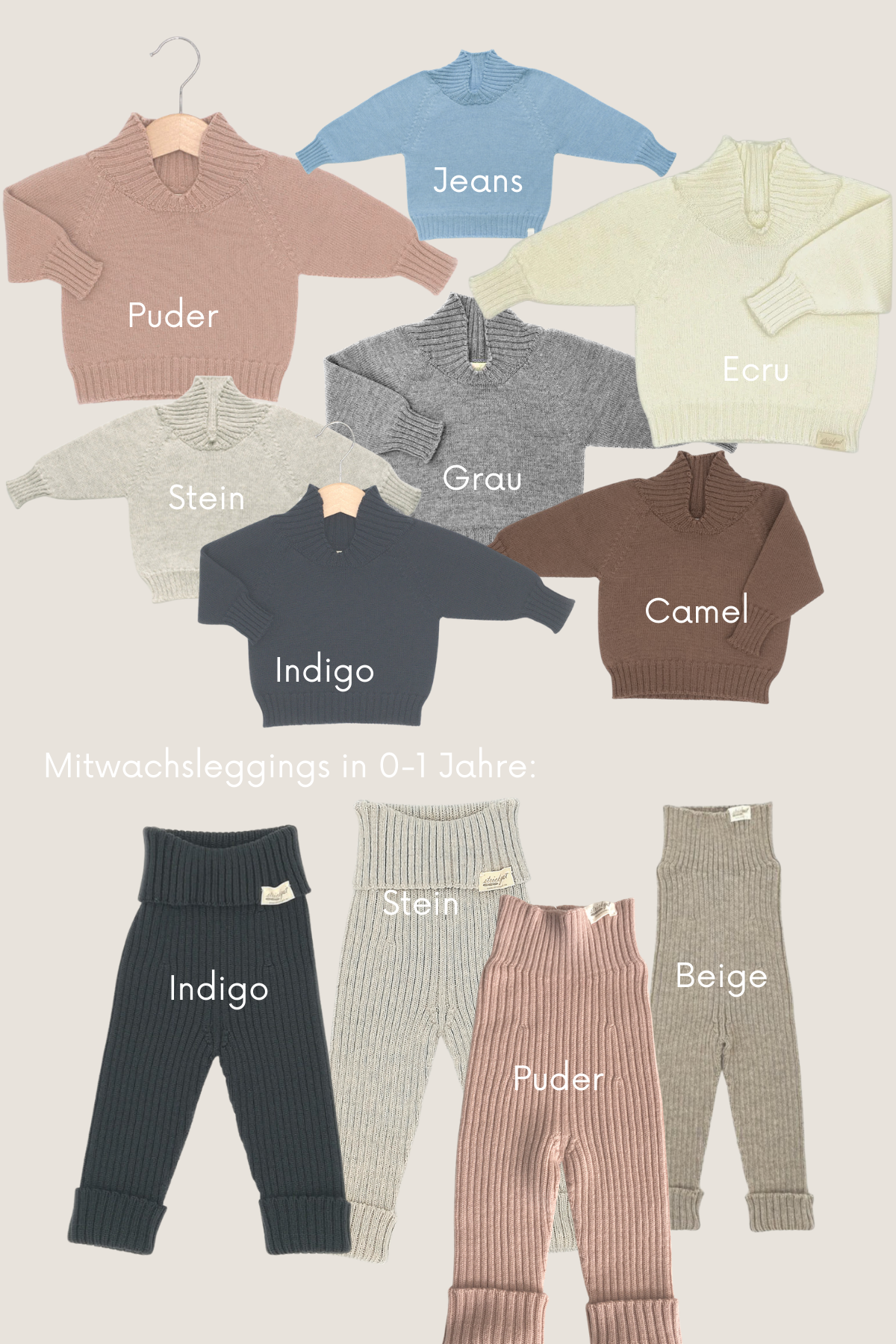 Merino Essentials Set – Pullover & Mitwachsleggings
