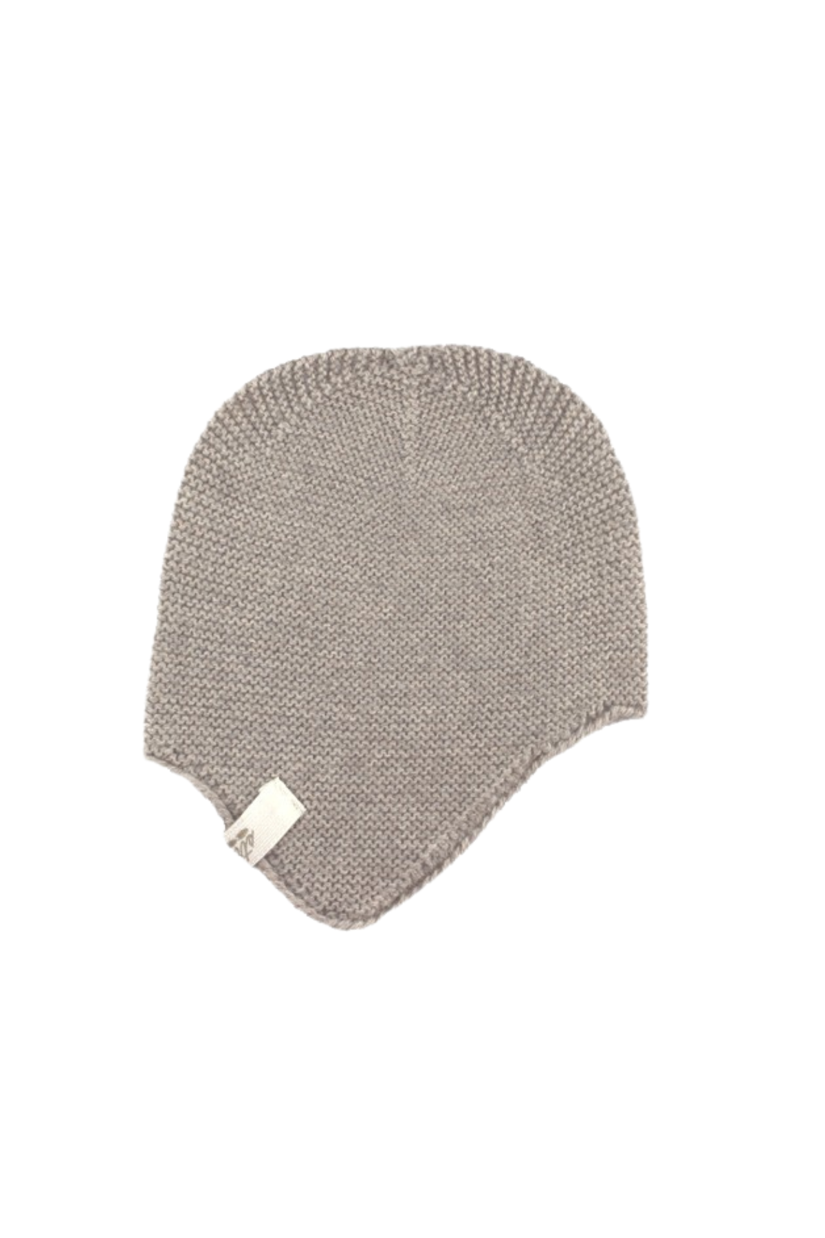 Babymütze mit Ohrenklappen aus Merinowolle