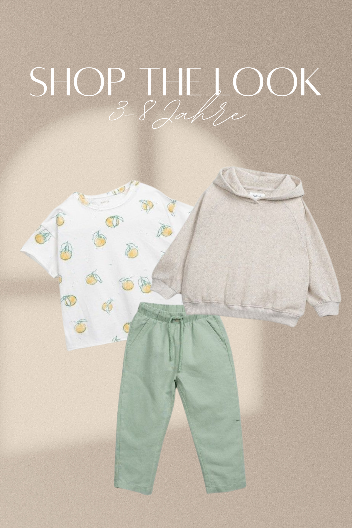 T-Shirt mit Orangen-Print