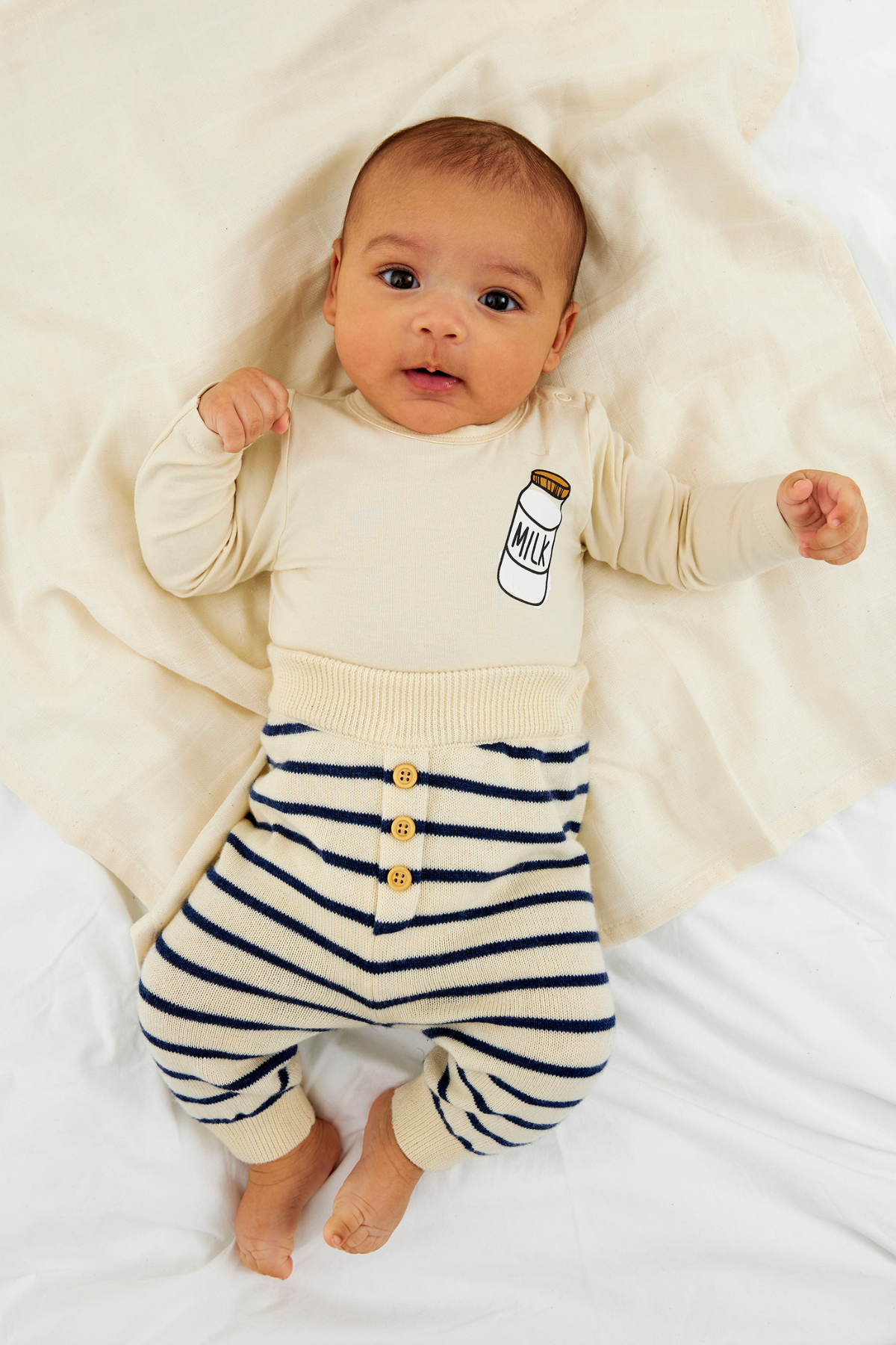 Langarmbody "Nick" | White Swan