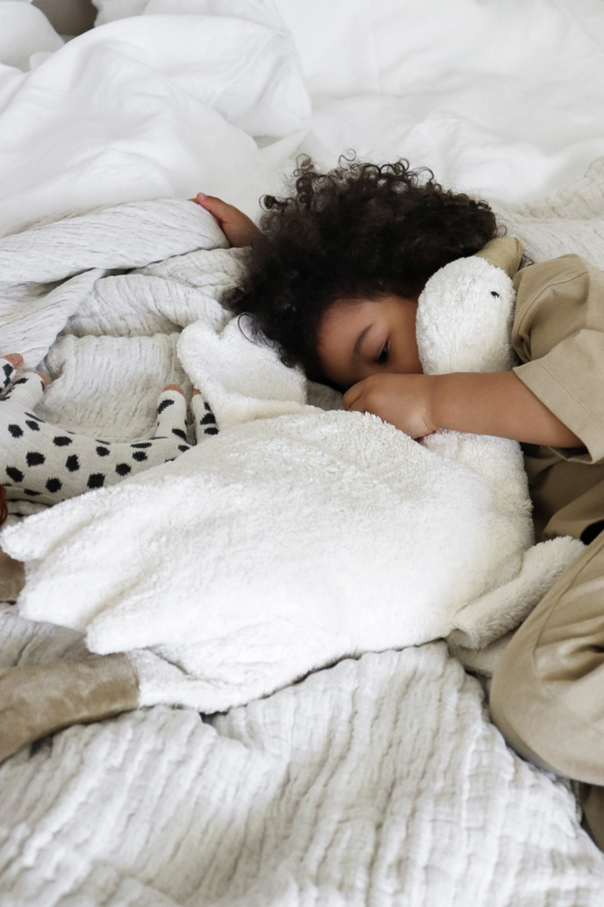 Kuscheltier/ Wärmekissen "Gans" groß | weiß