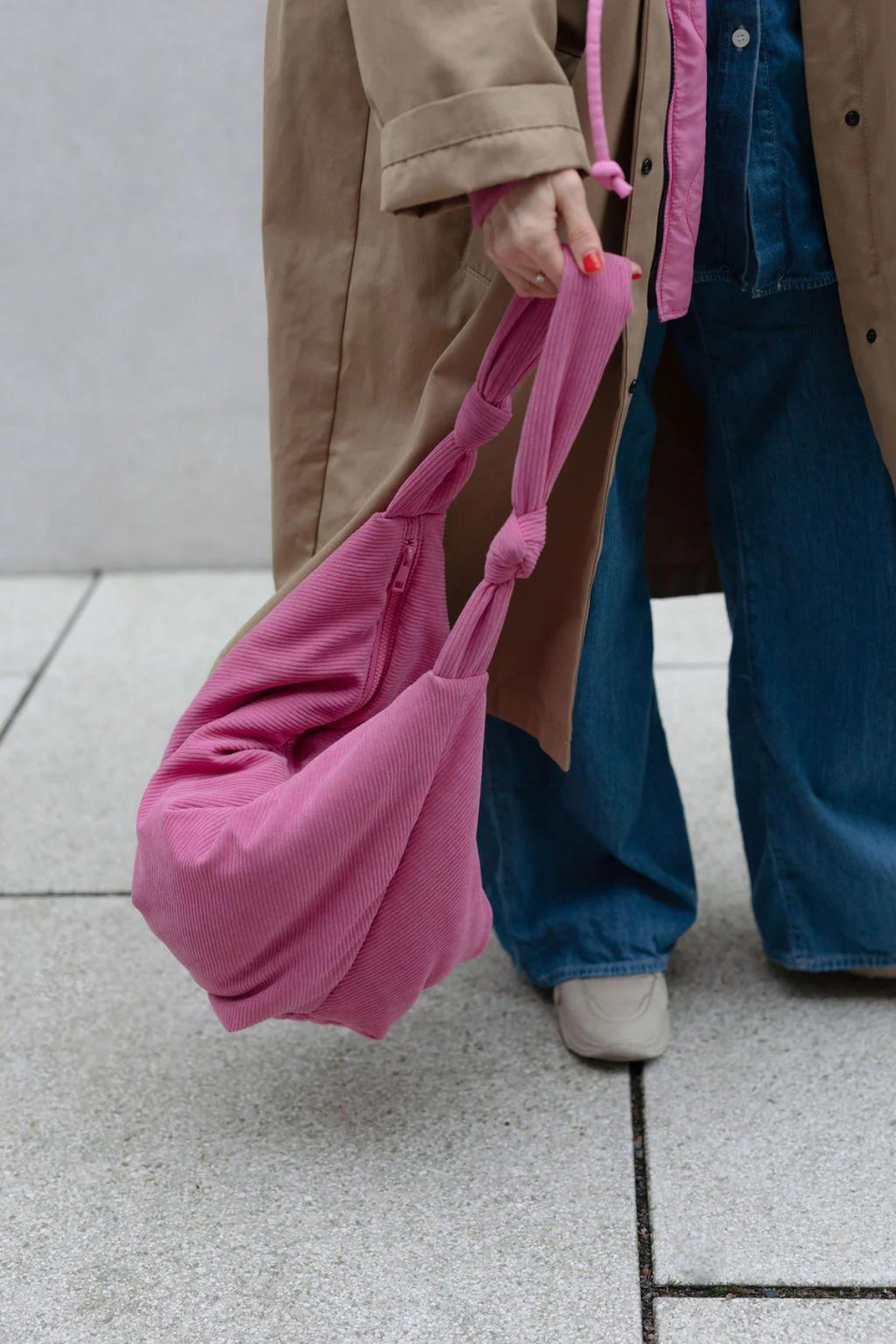Mom Bag | Lukkily Bag #1 | Cord Pink