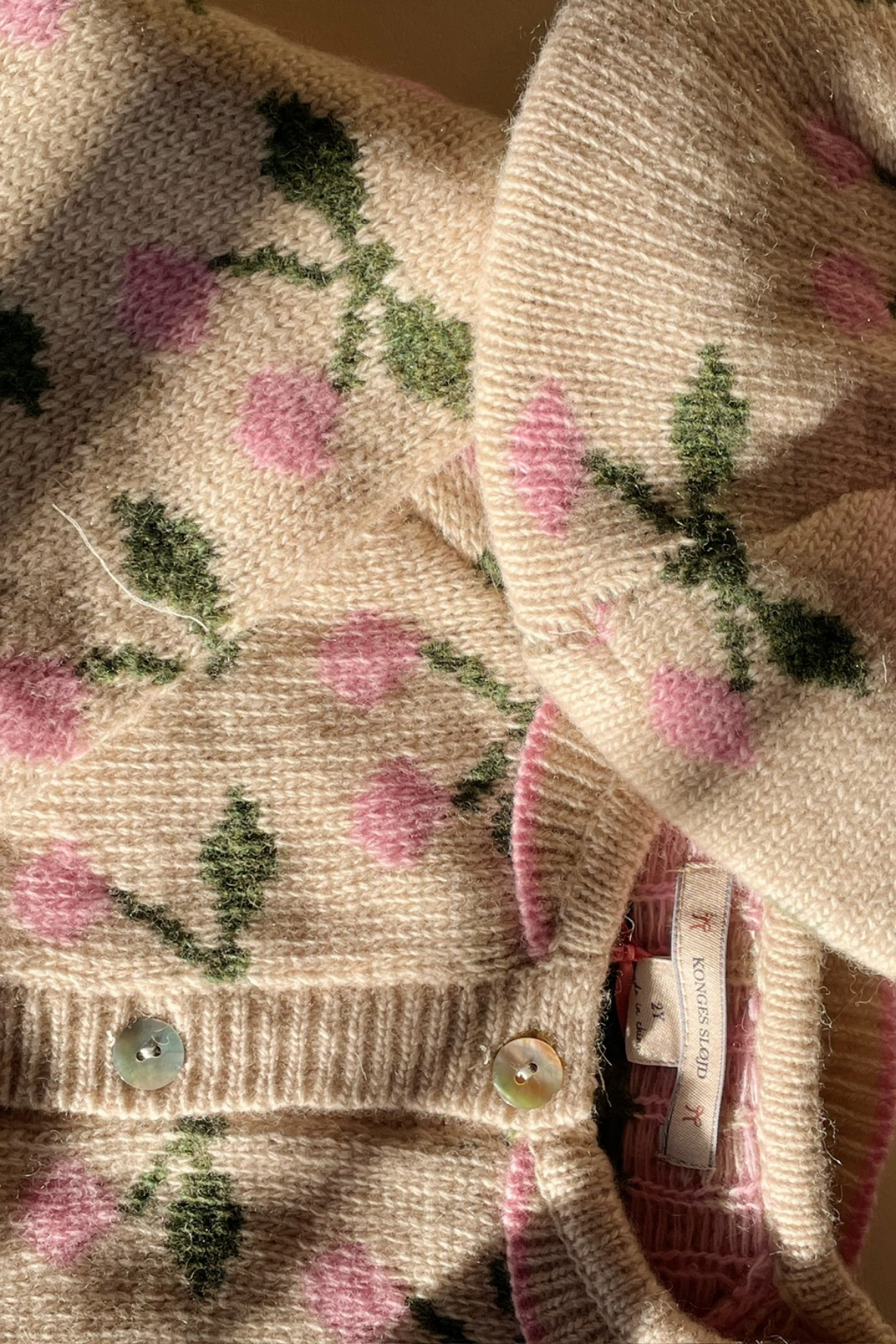 Strick Cardigan "Belou" | Cherry
