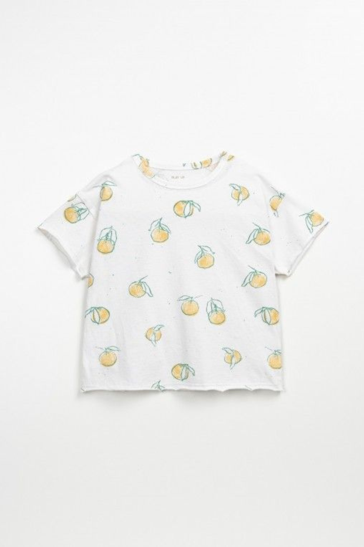 T-Shirt mit Orangen-Print