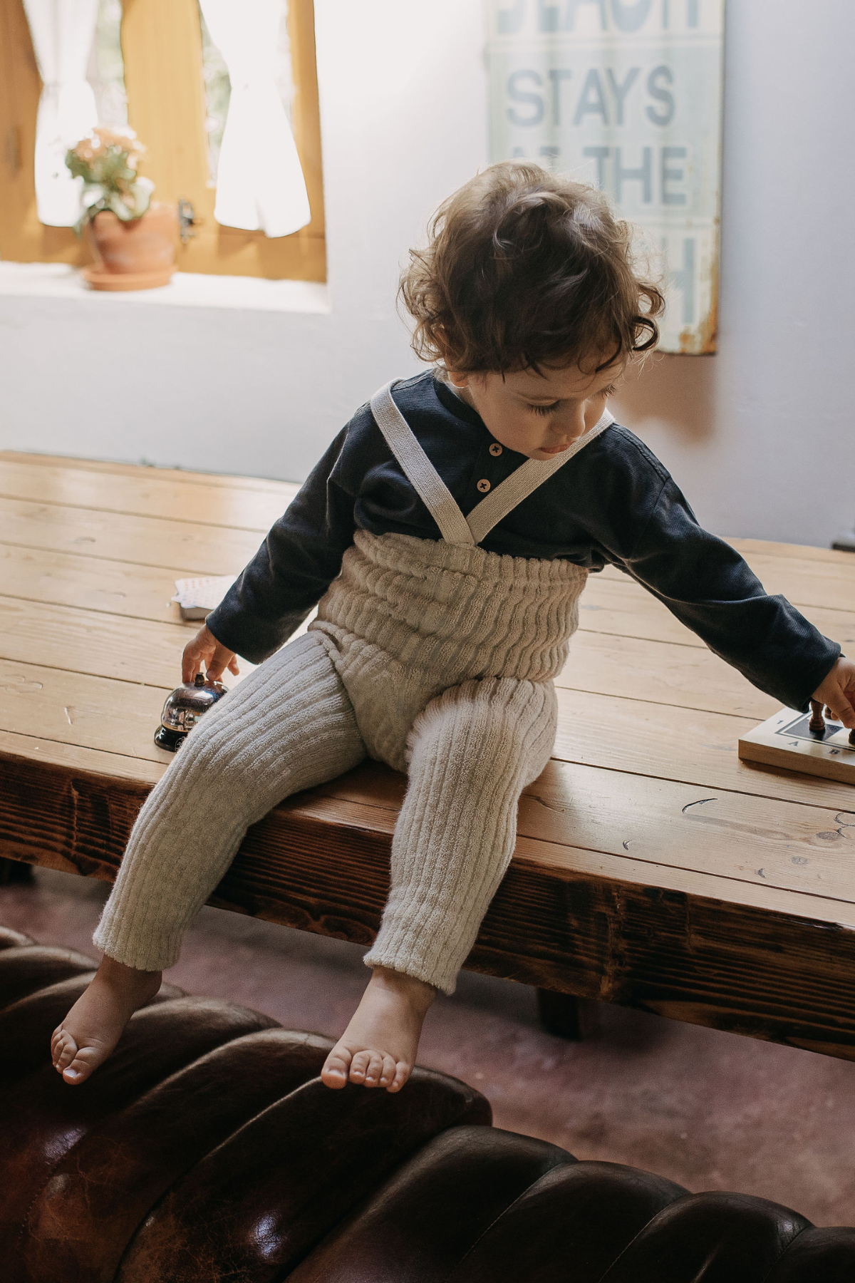 Granny Teddy Leggings mit Hosenträgern | verschiedene Farben