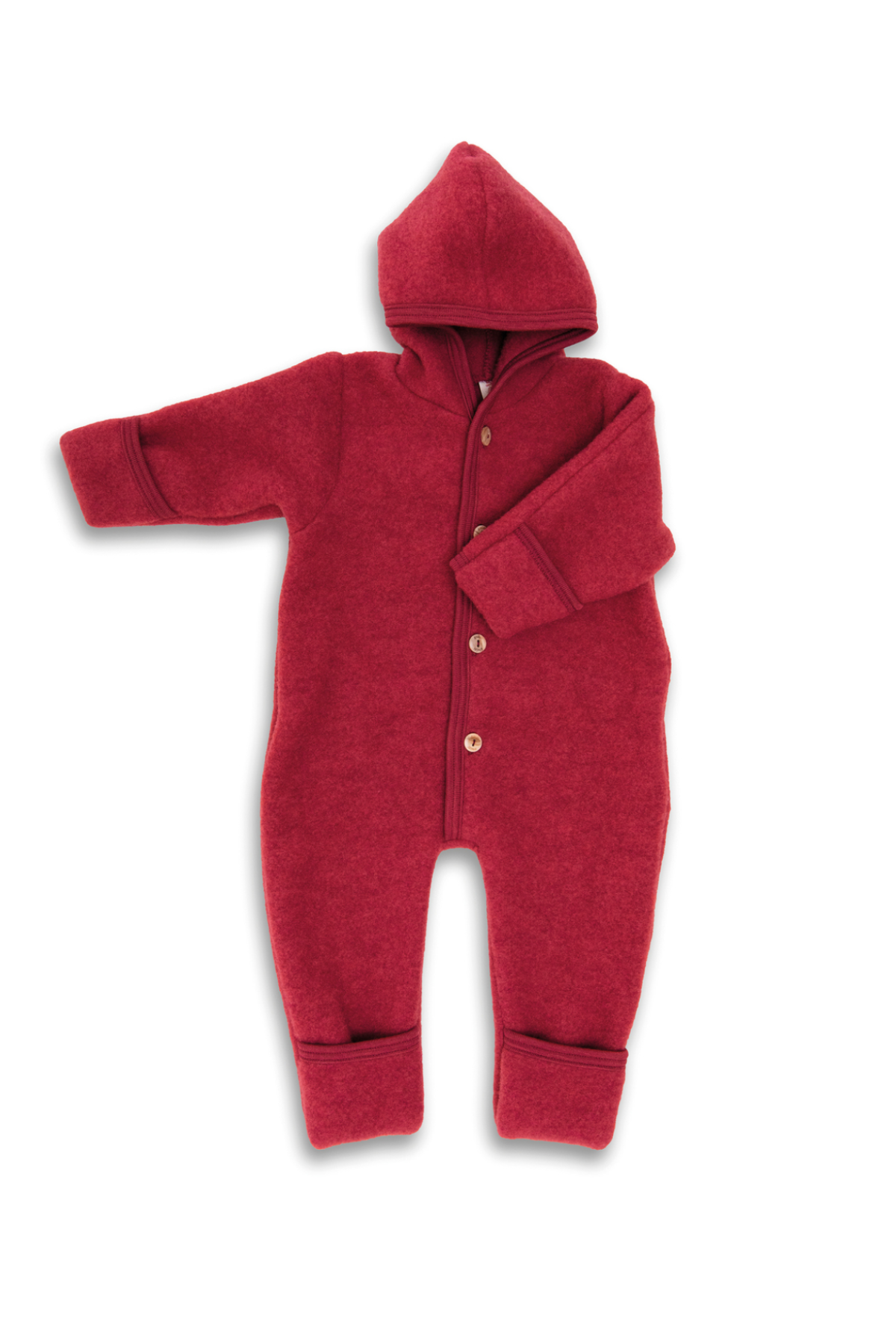 Wollfleece Kapuzenoverall | verschiedene Farben