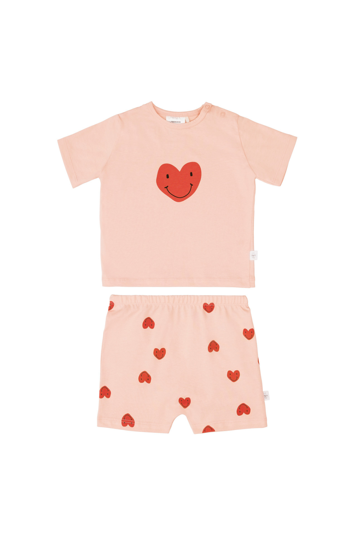 Kinder Pyjama Set "Herz" | Kurz