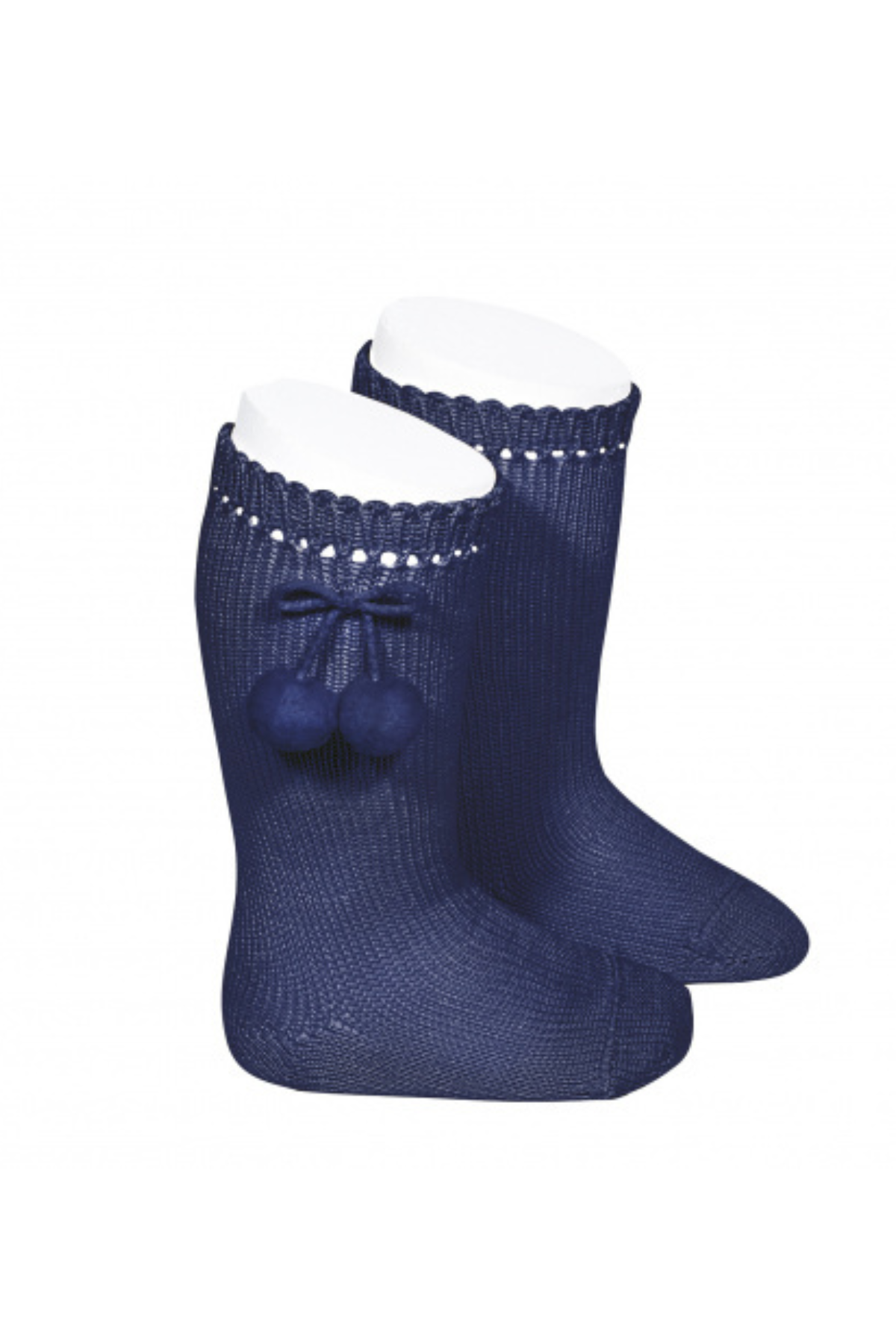 Kniestrümpfe mit Pompons | verschiedene Farben