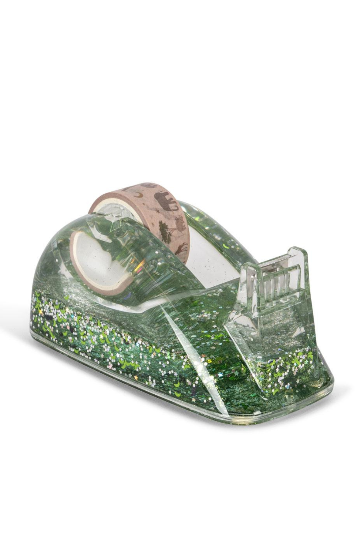 Klebebandabroller "Sparkle Splash" | Green