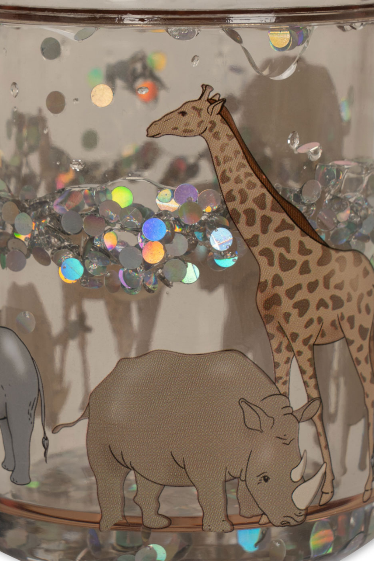 2er-Set Becher "Glitter" | Safari