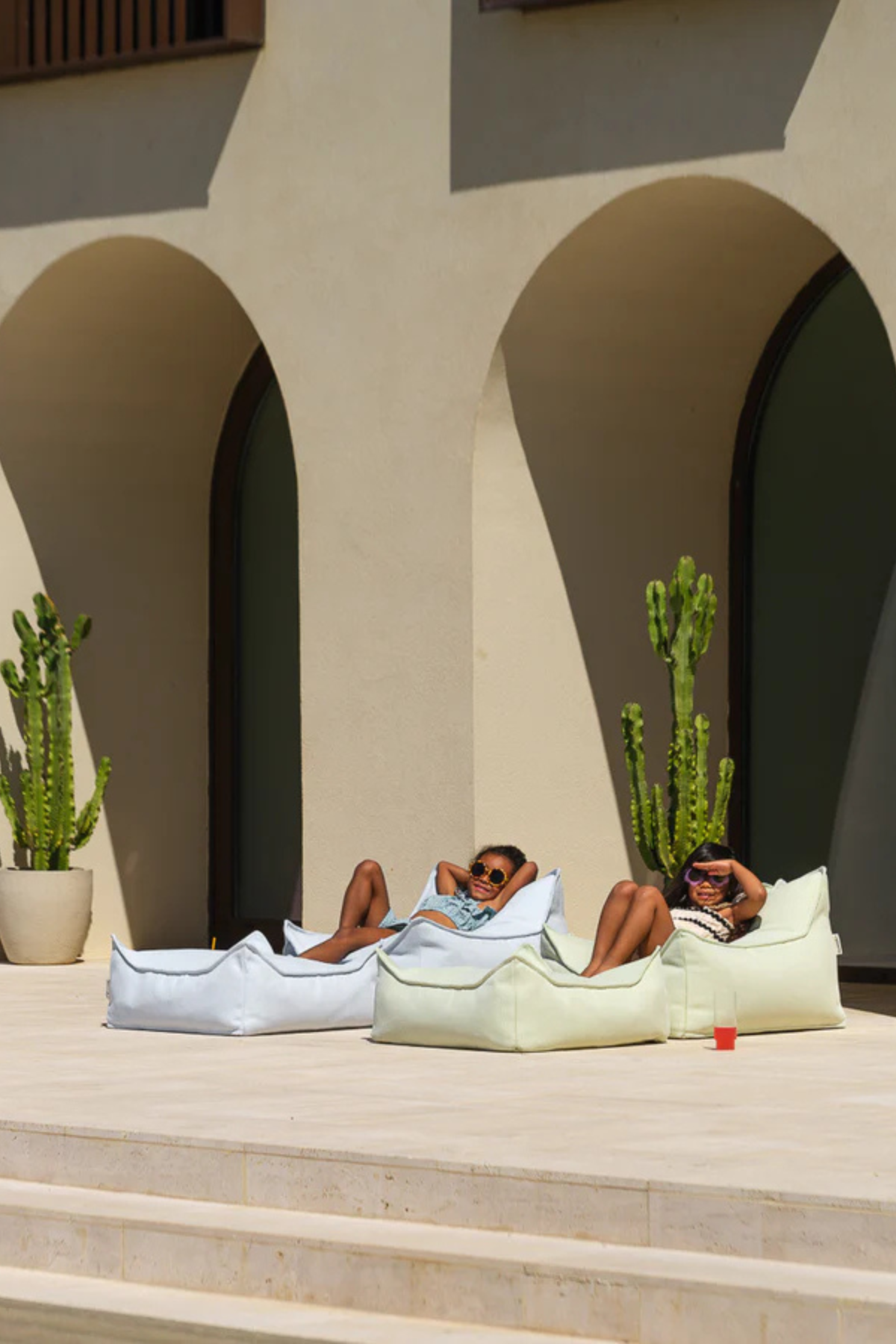 Outdoor Beanbag Square "Ottoman" | verschiedene Farben