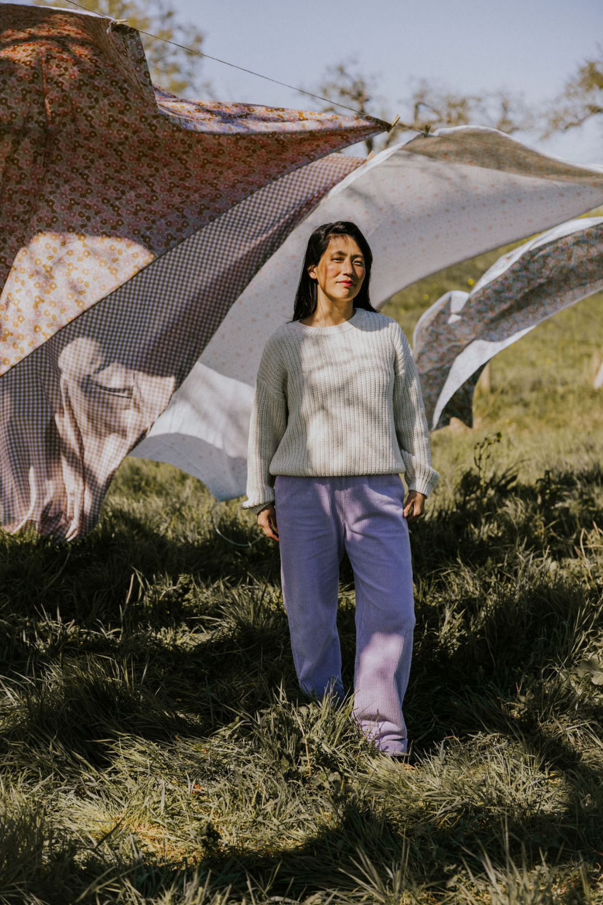 Damen Chunky Knitted Sweater | Speckles