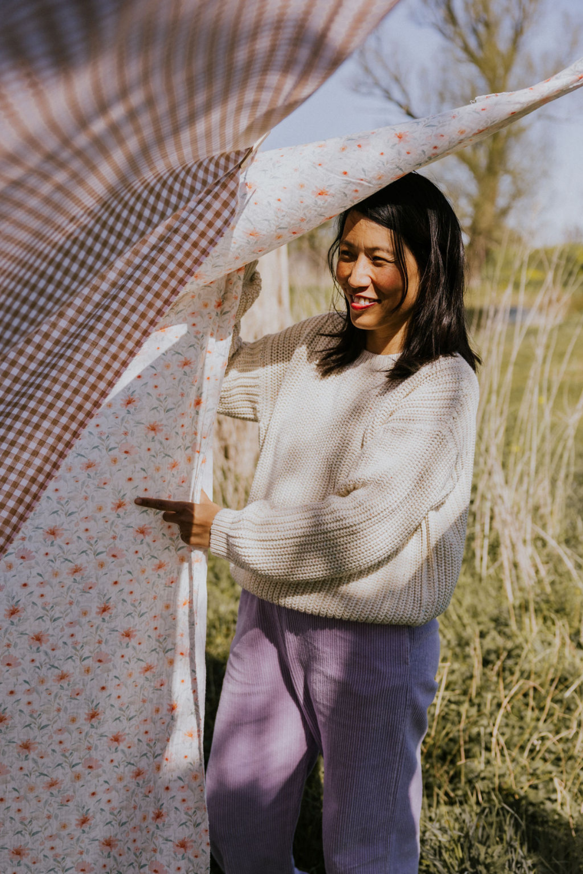 Damen Chunky Knitted Sweater | Speckles