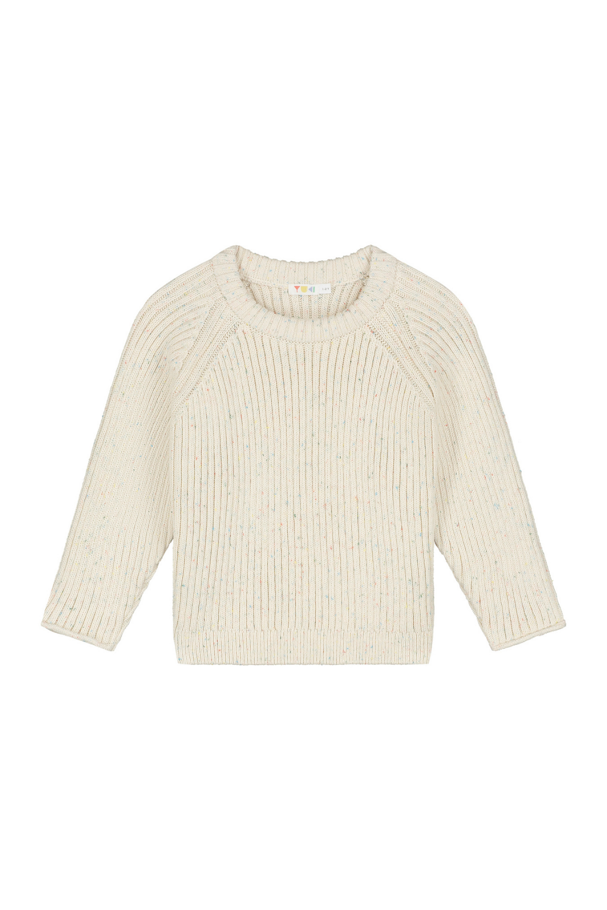 Big Rib Knitted Sweater | Speckles