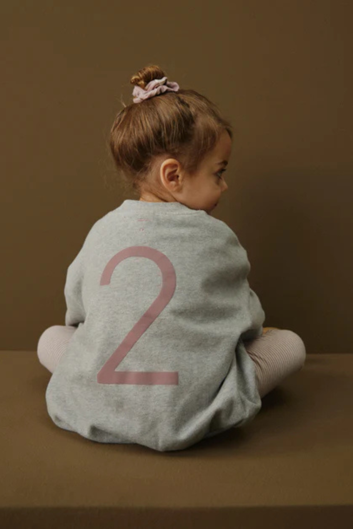 Birthday Sweater | Grey Melange/Berry