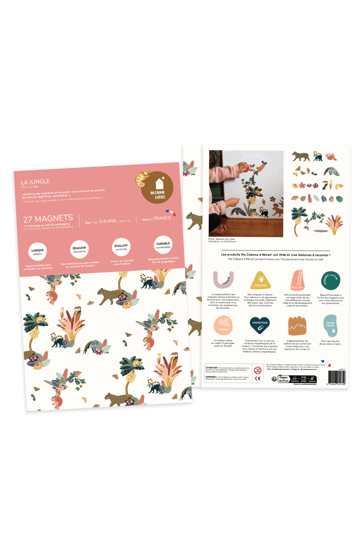 Magnete - Dschungle Tiere