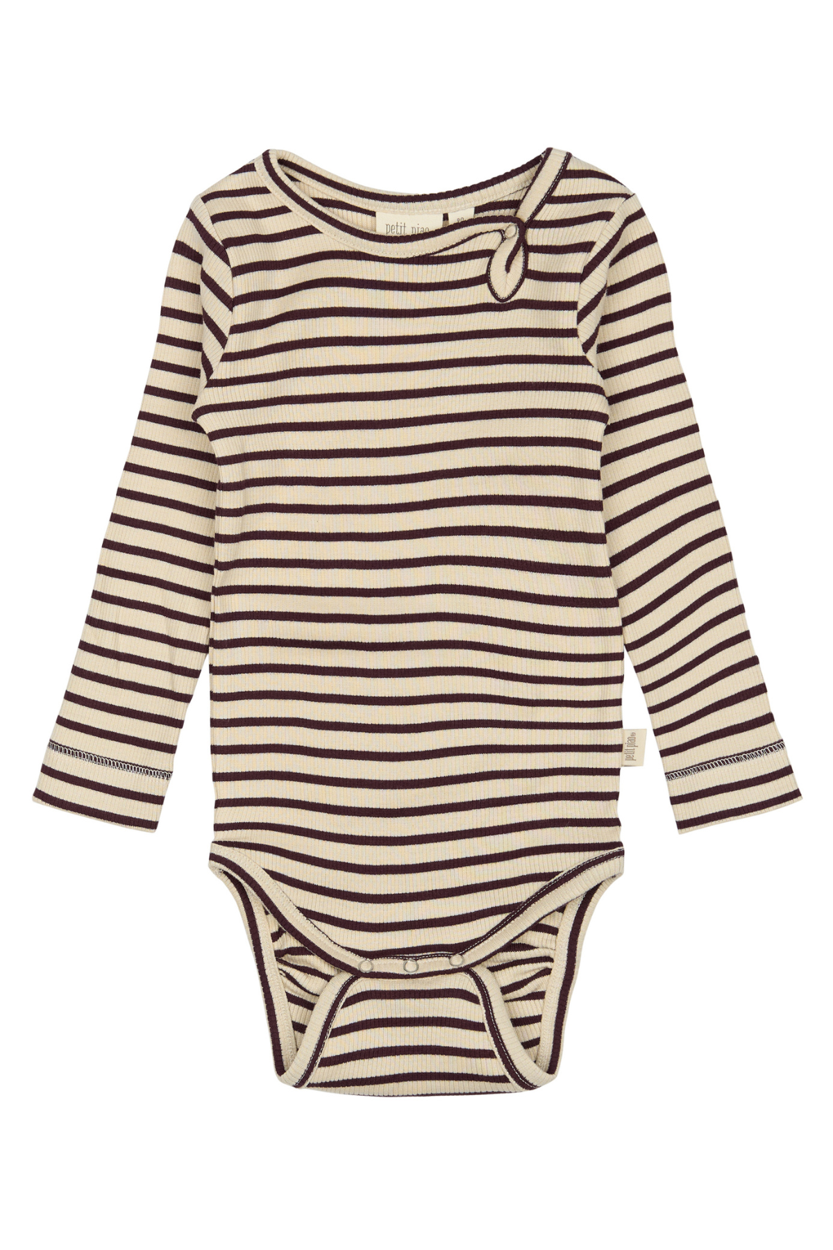 Gerippter Langarmbody aus Modal