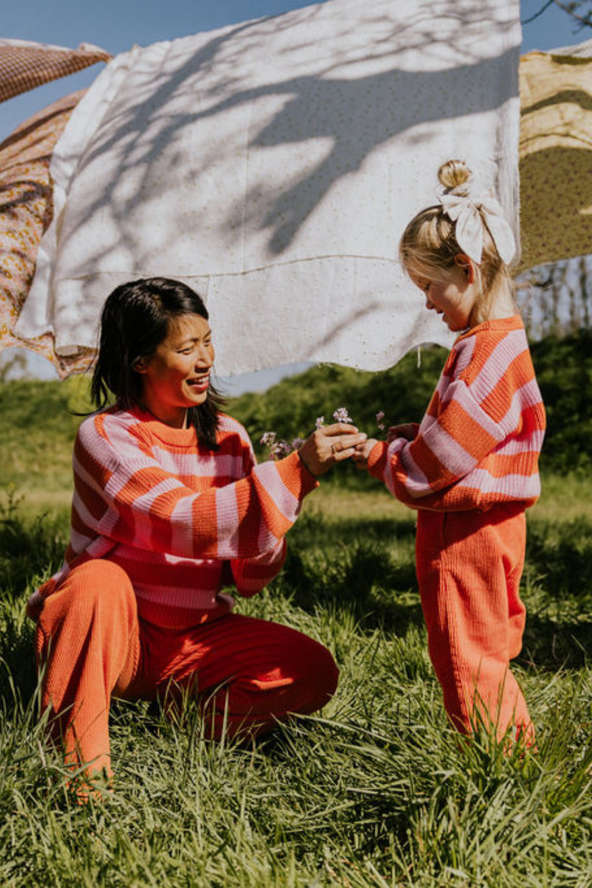 Damen: Striped Knitted Sweater | verschiedene Farben