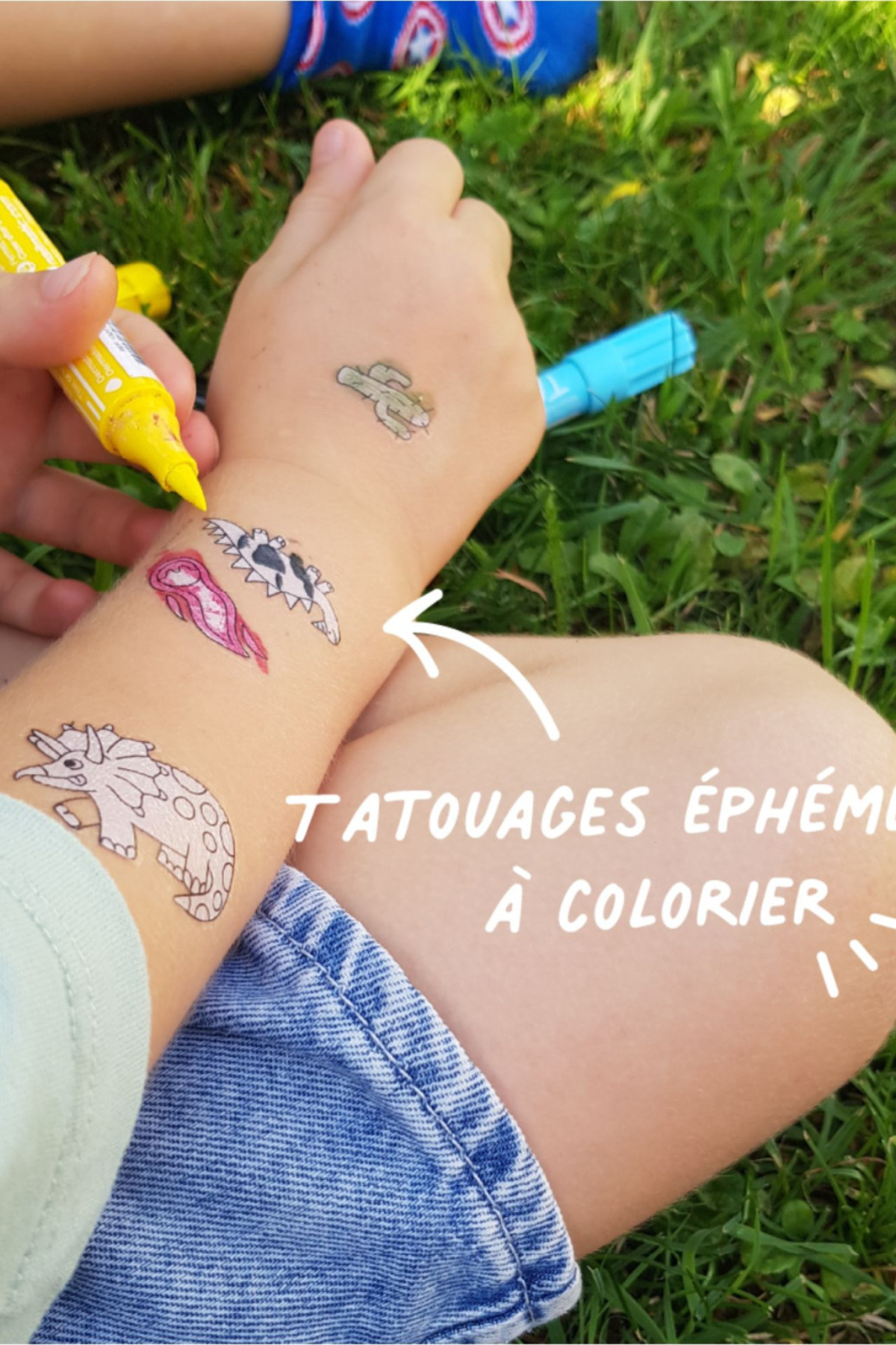 TATTOO-KÜNSTLER: 12 temporäre Tattoos zum Ausmalen | Kawai