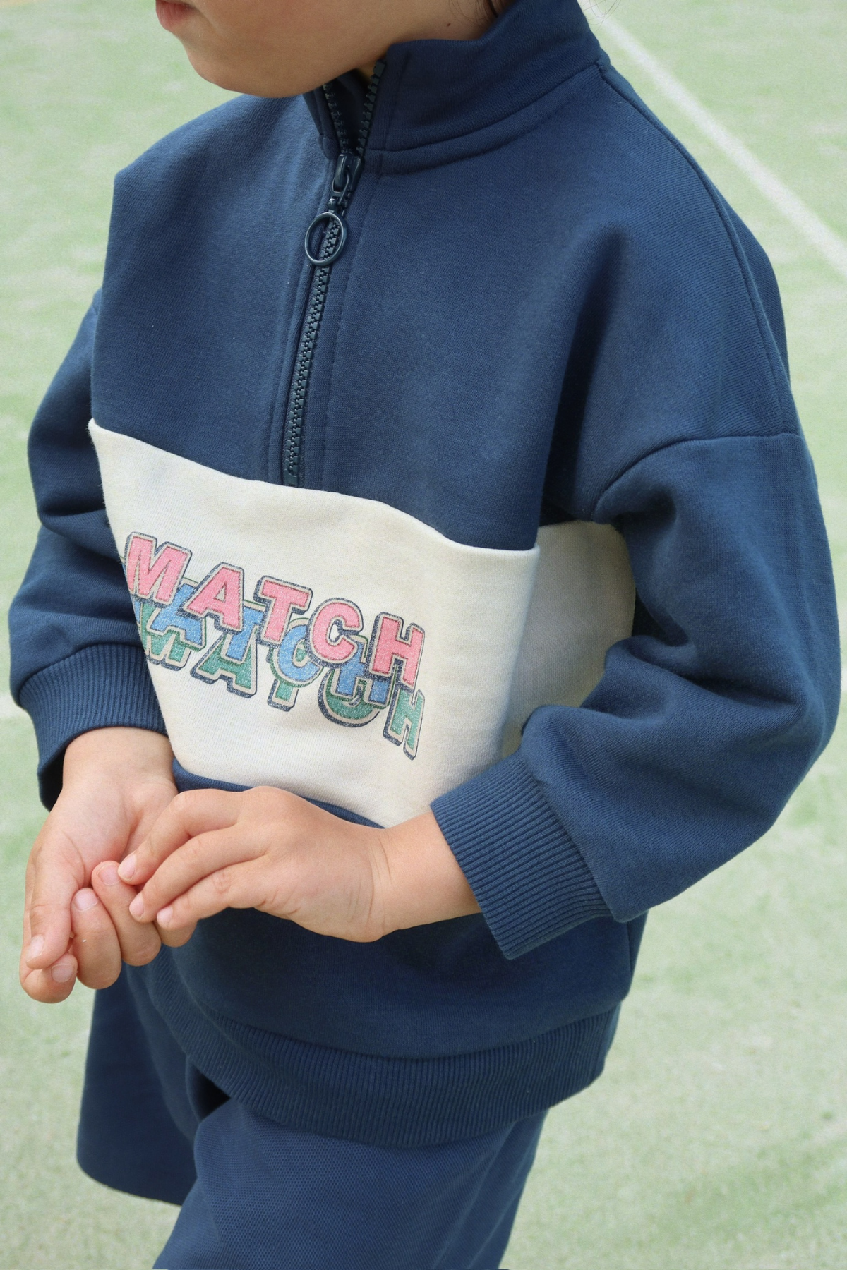 Kinder-Sweatshirt "Lou" mit Zipper | Spellbound