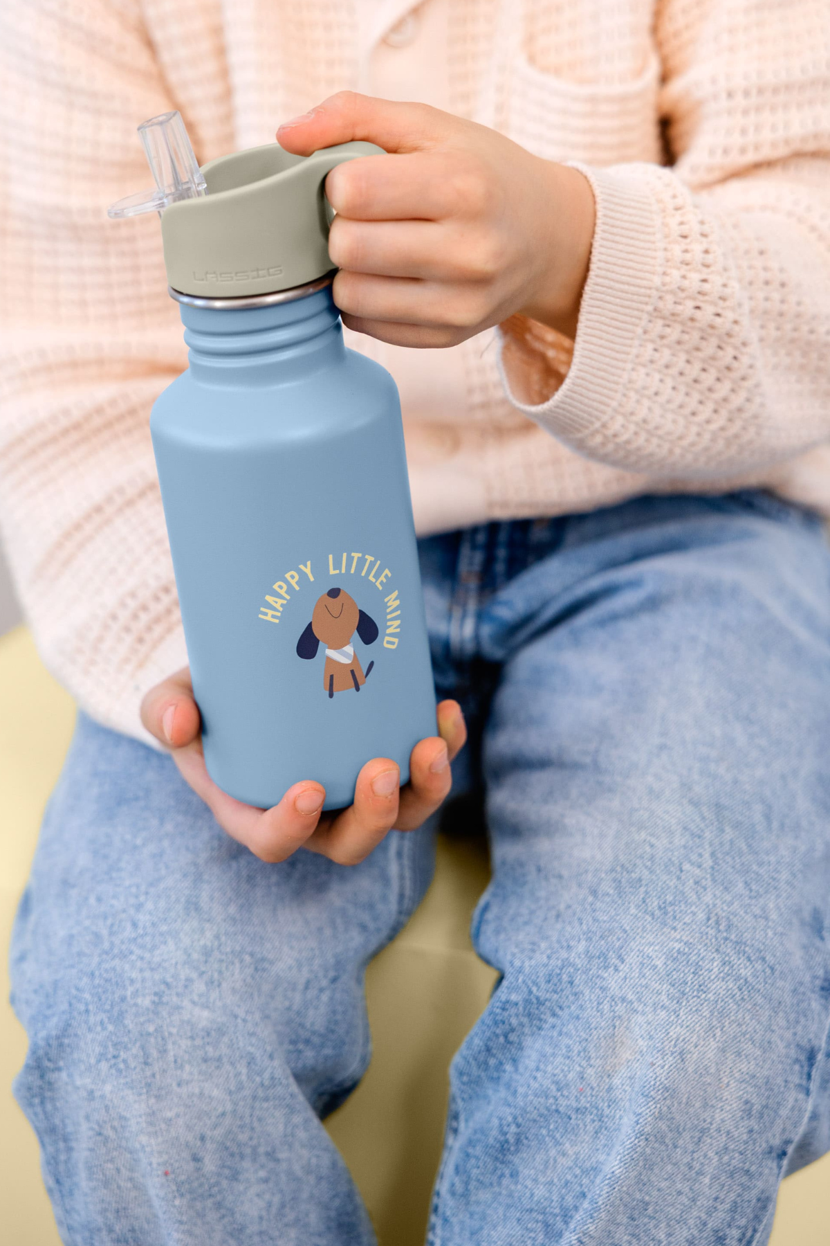 Trinkflasche "Pattern Party" 500ml | blau