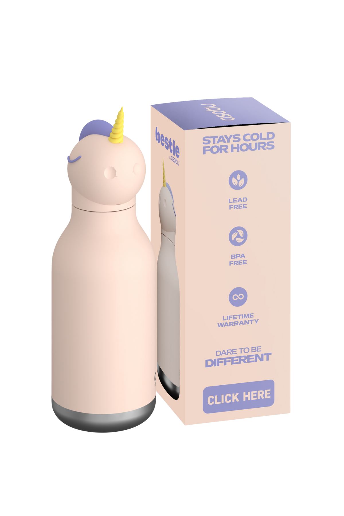Trinkflasche "Bestie Bottle" | Unicorn