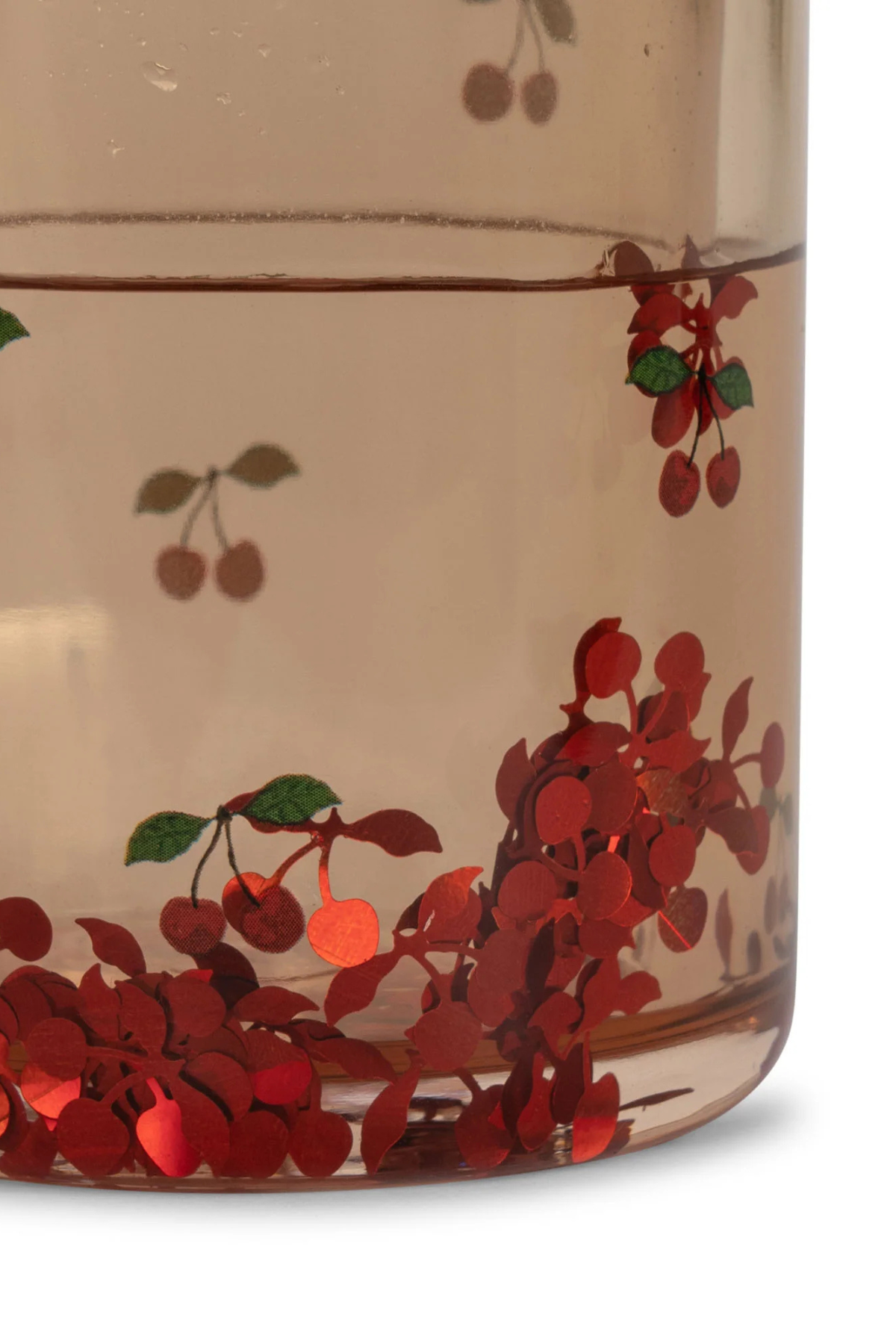 2er Pack Glitzerbecher "Cherry"