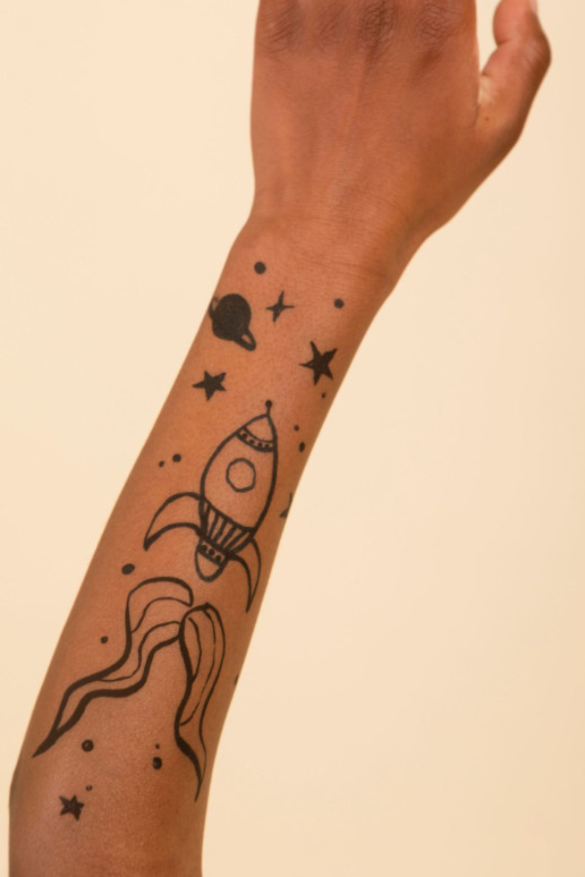 Tattoostift/ Temporärer Filzstift | Braun