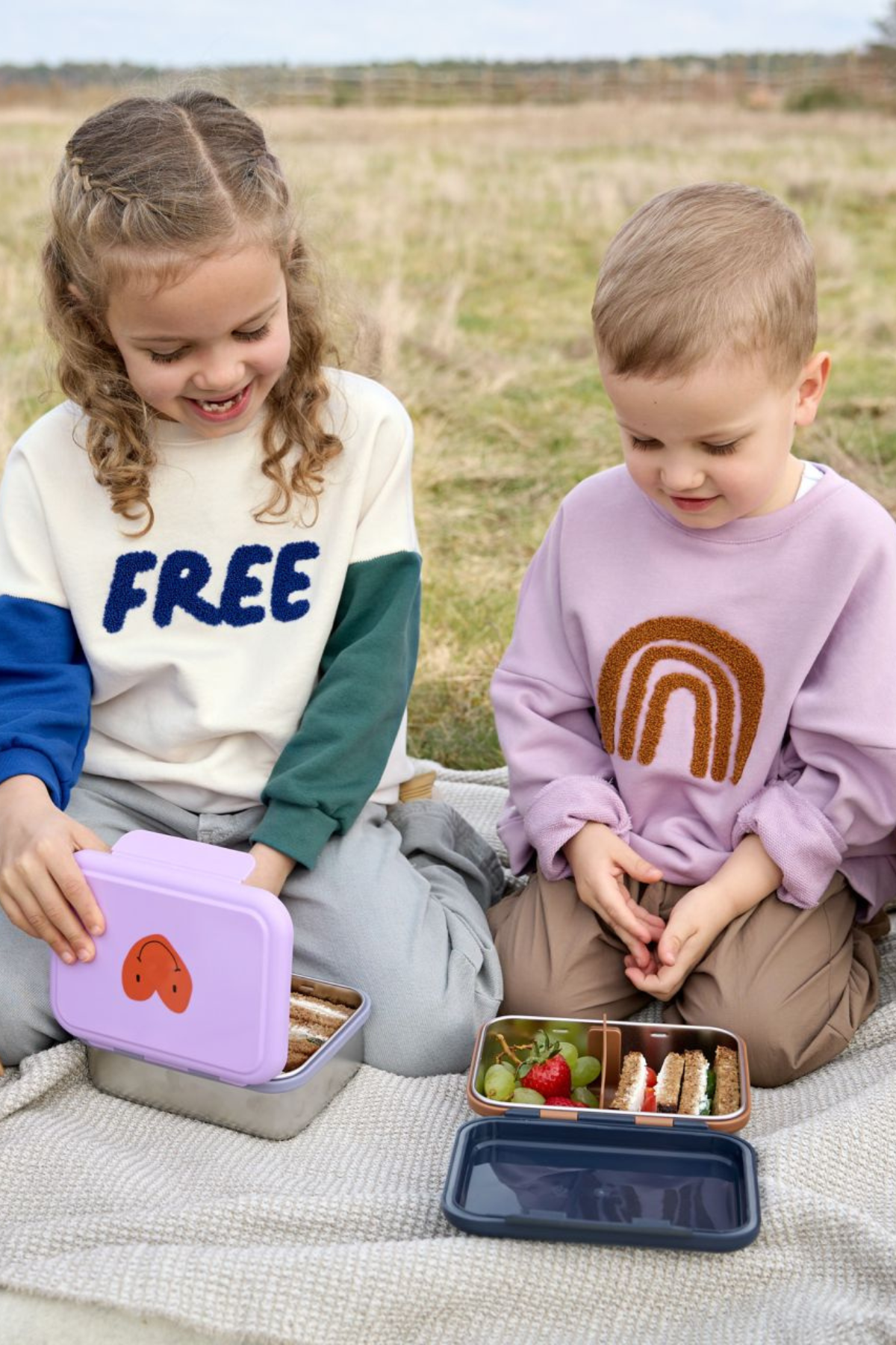 Brotdose "Smile" | Navy