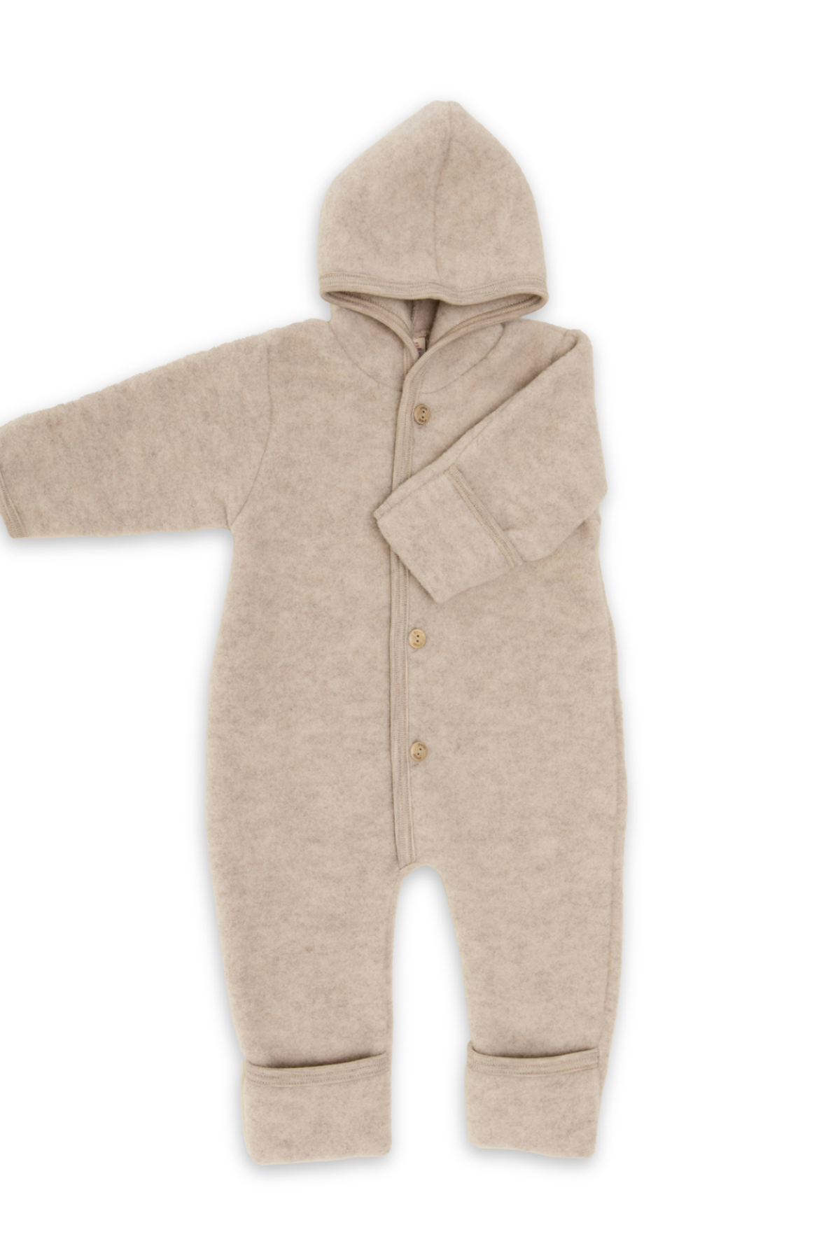 Wollfleece Kapuzenoverall | verschiedene Farben