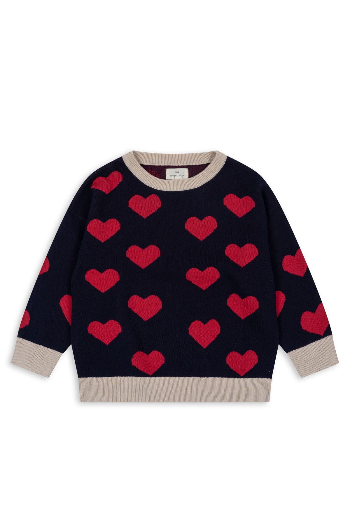 Strickpullover "Lapis" | Navy Heart