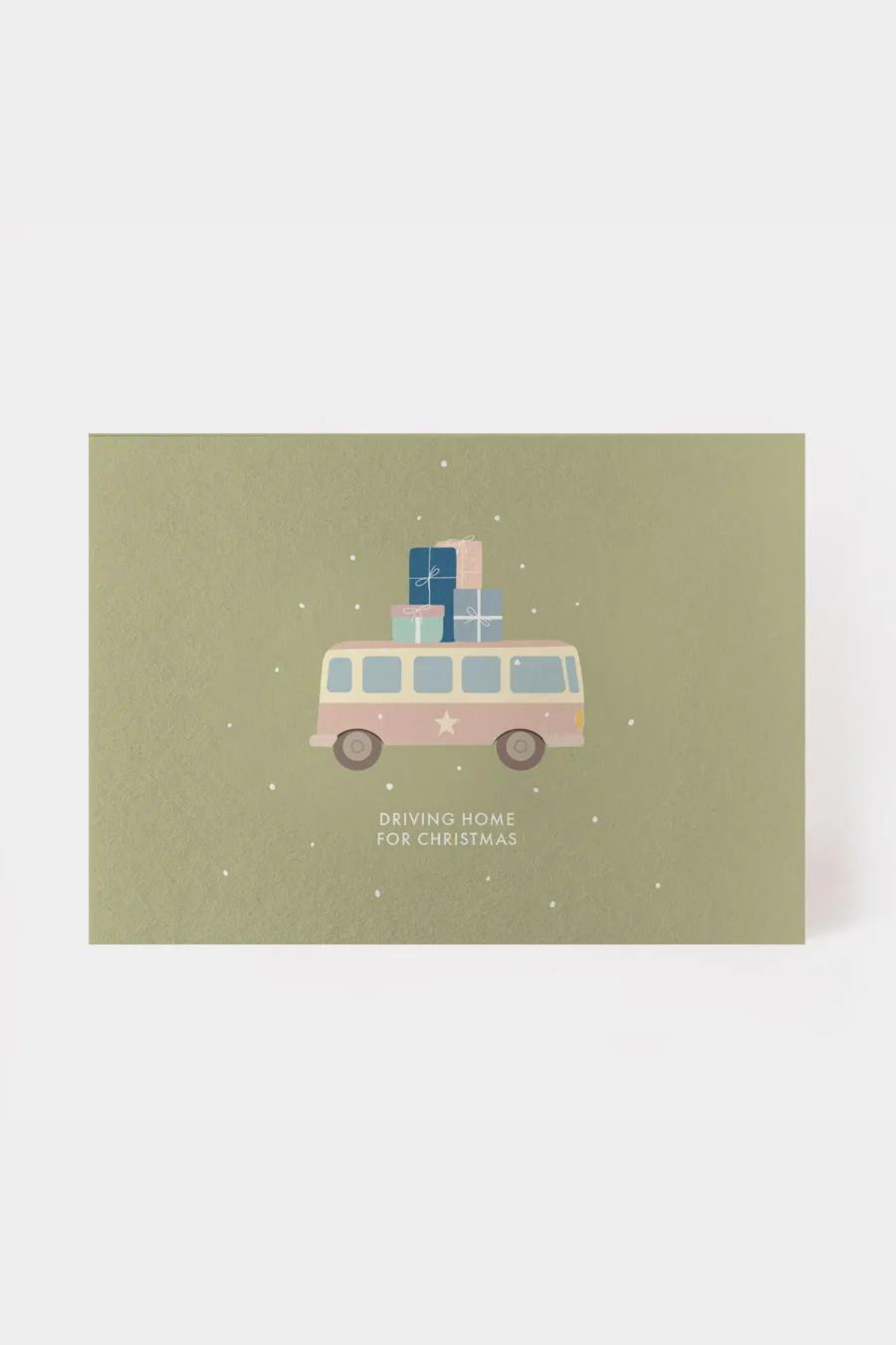 Postkarte "Driving home for christmas"