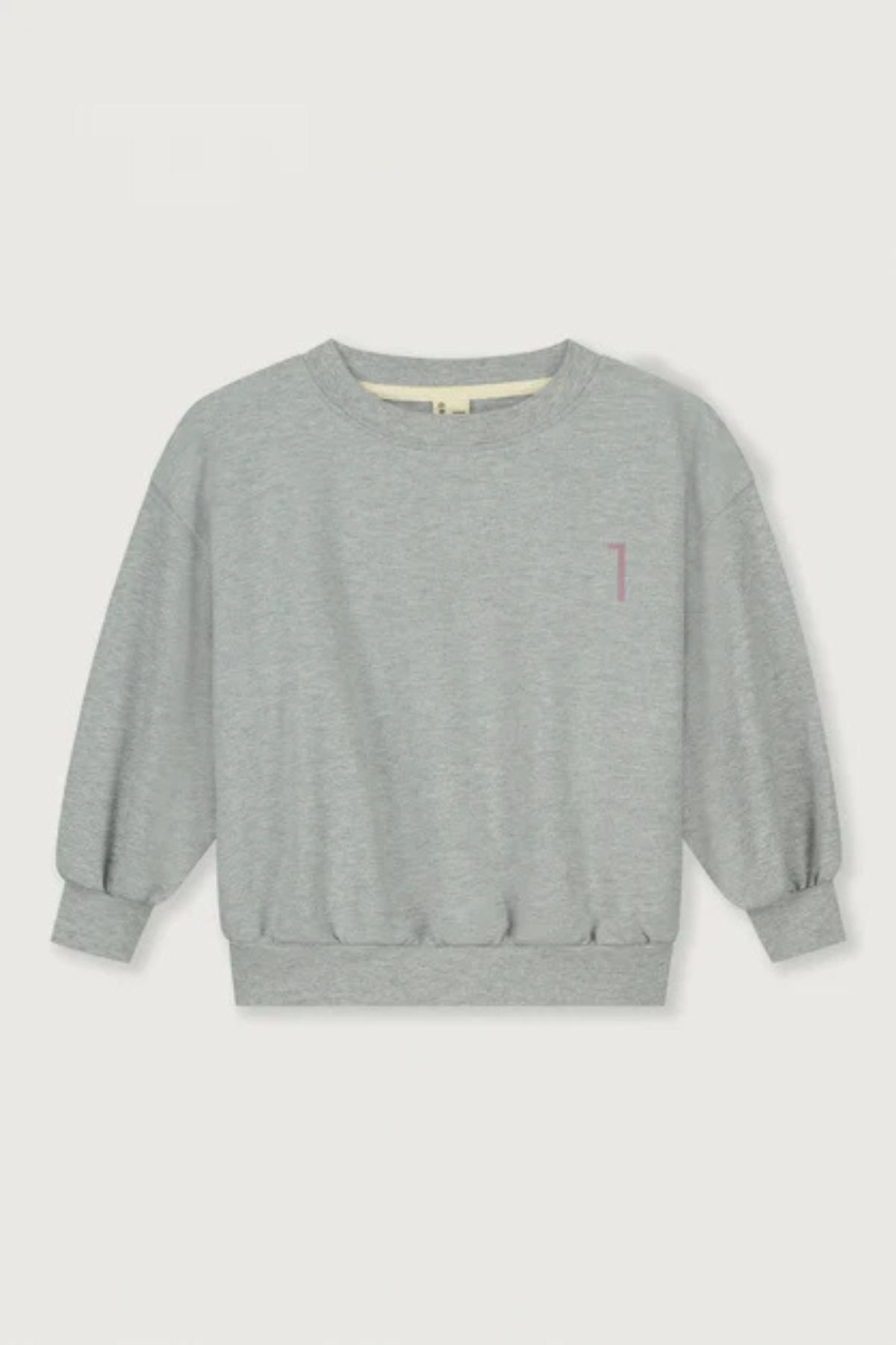 Birthday Sweater | Grey Melange/Berry
