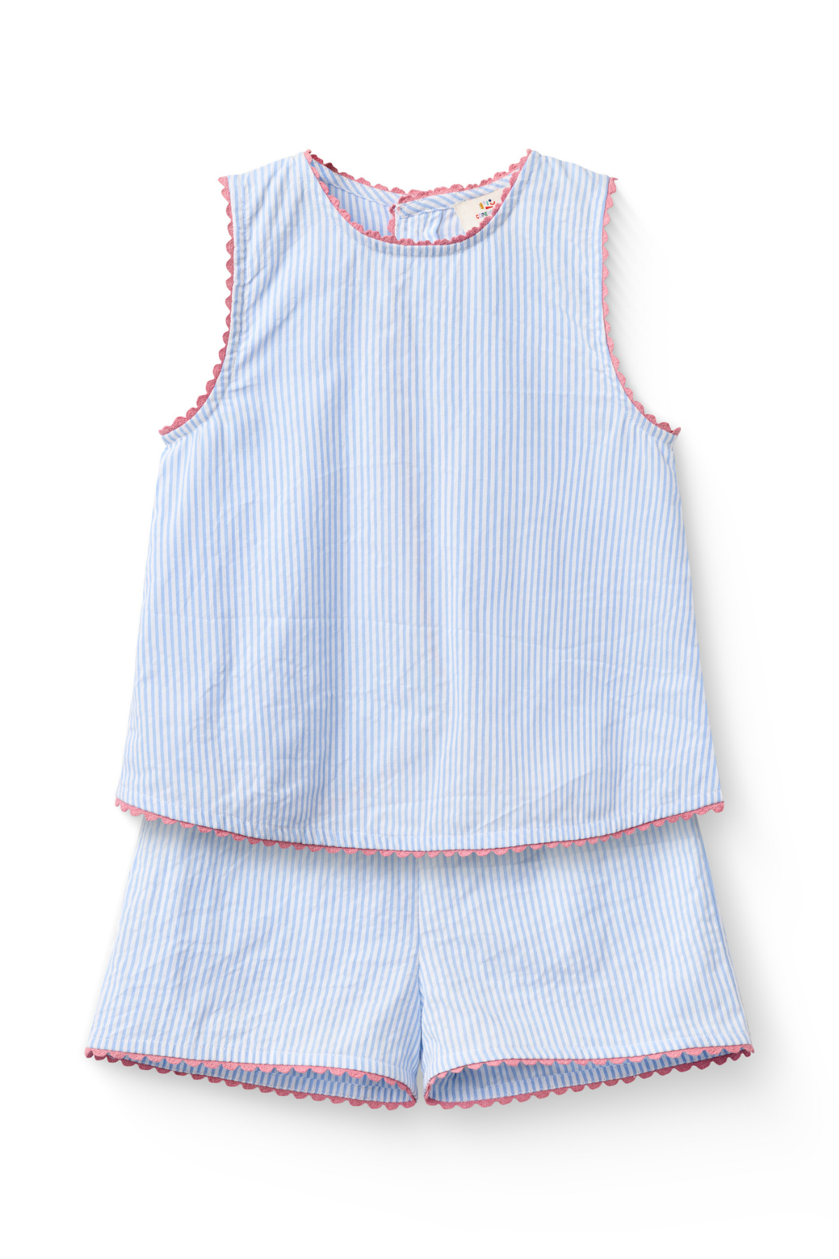 Seersucker Set "Deco" | Sky Blue