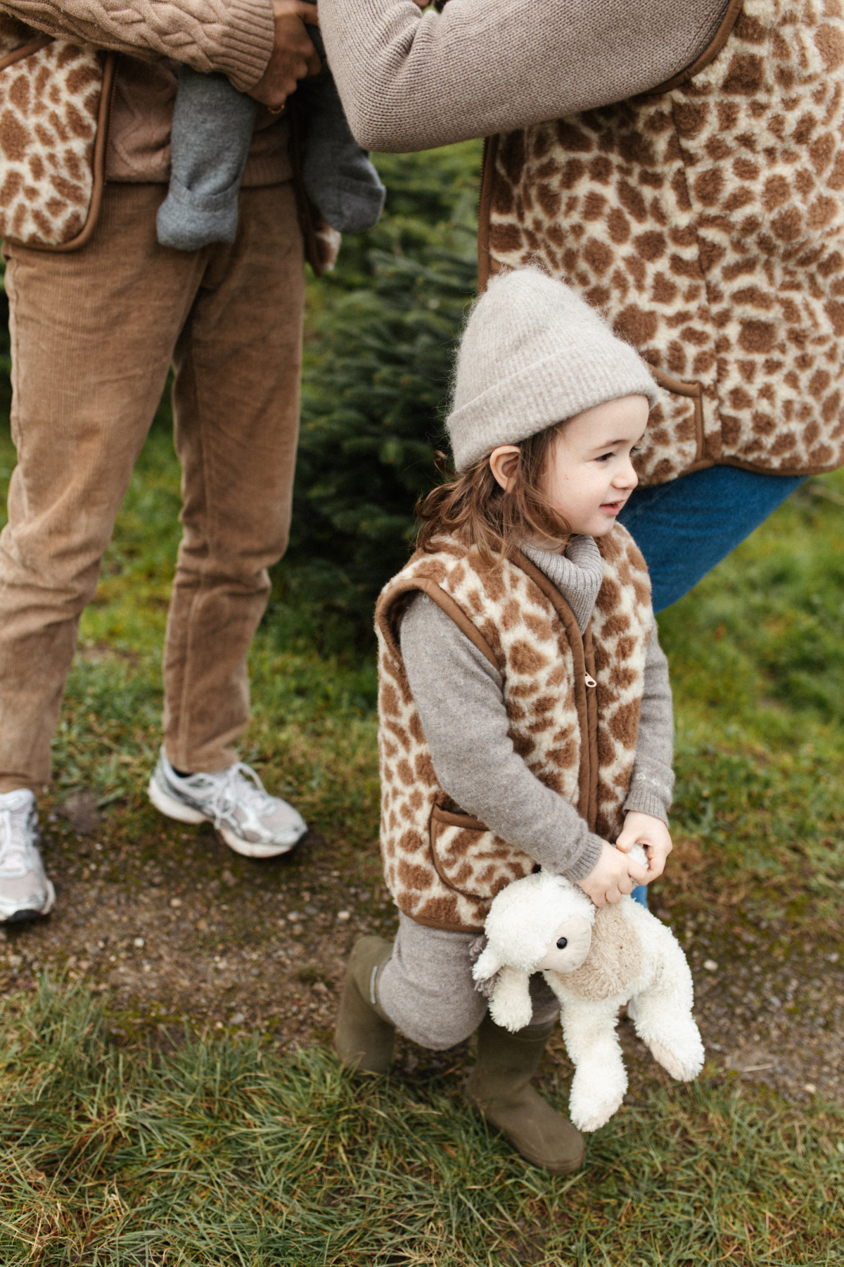 Wollweste "Teddy" | Giraffe