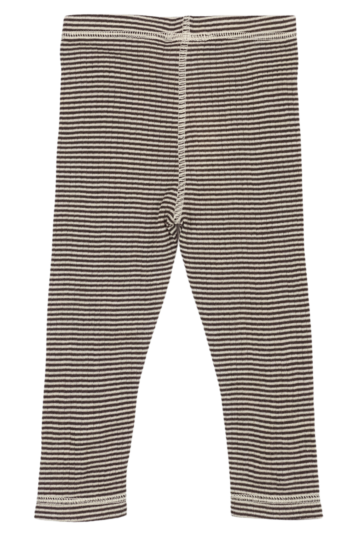 Leggings aus Merinowolle | Coffee Bean / Dark Off White