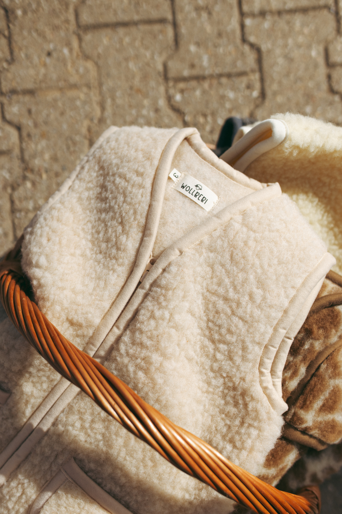 Wollweste "Teddy" | Beige