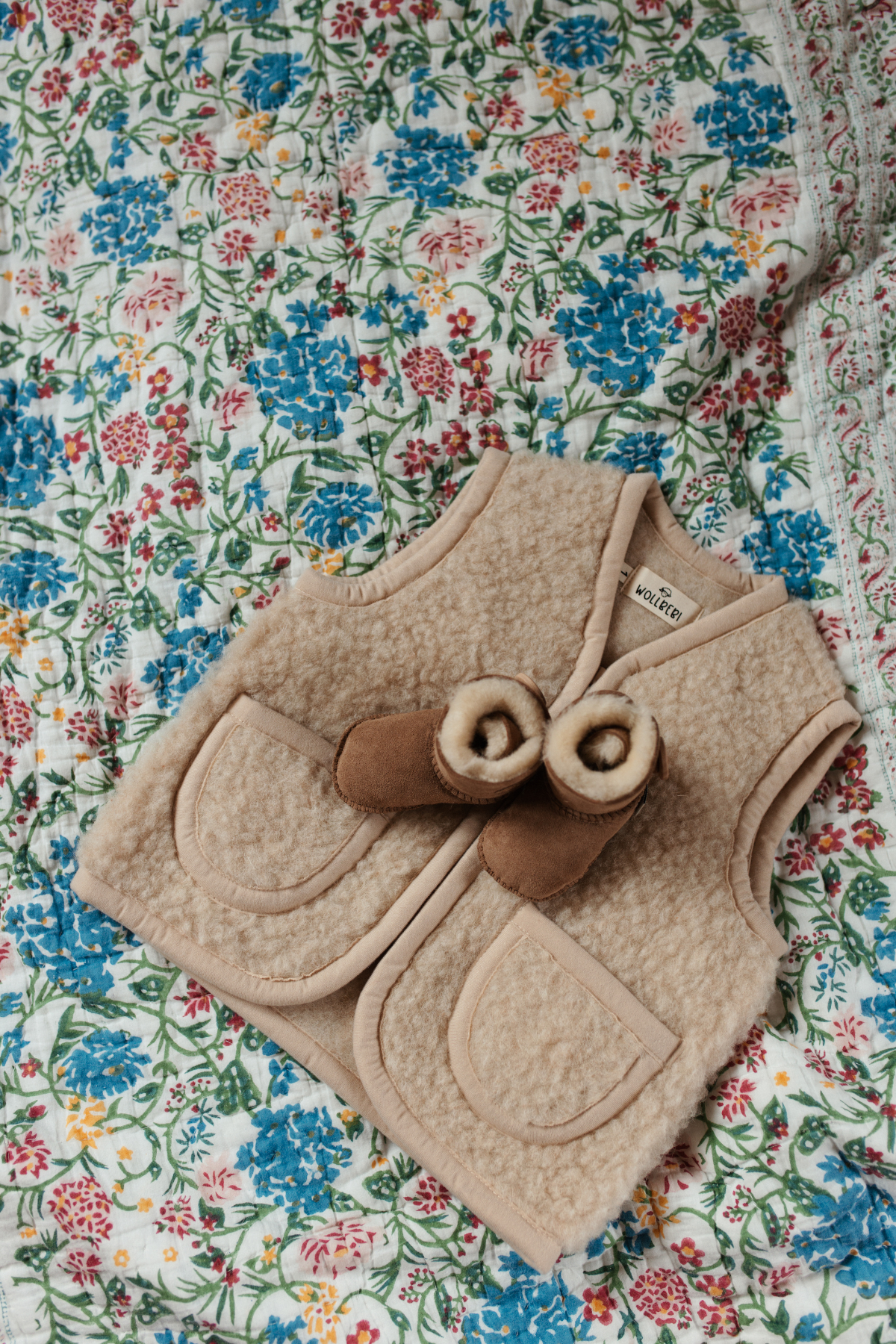 Wollweste "Teddy" | Beige