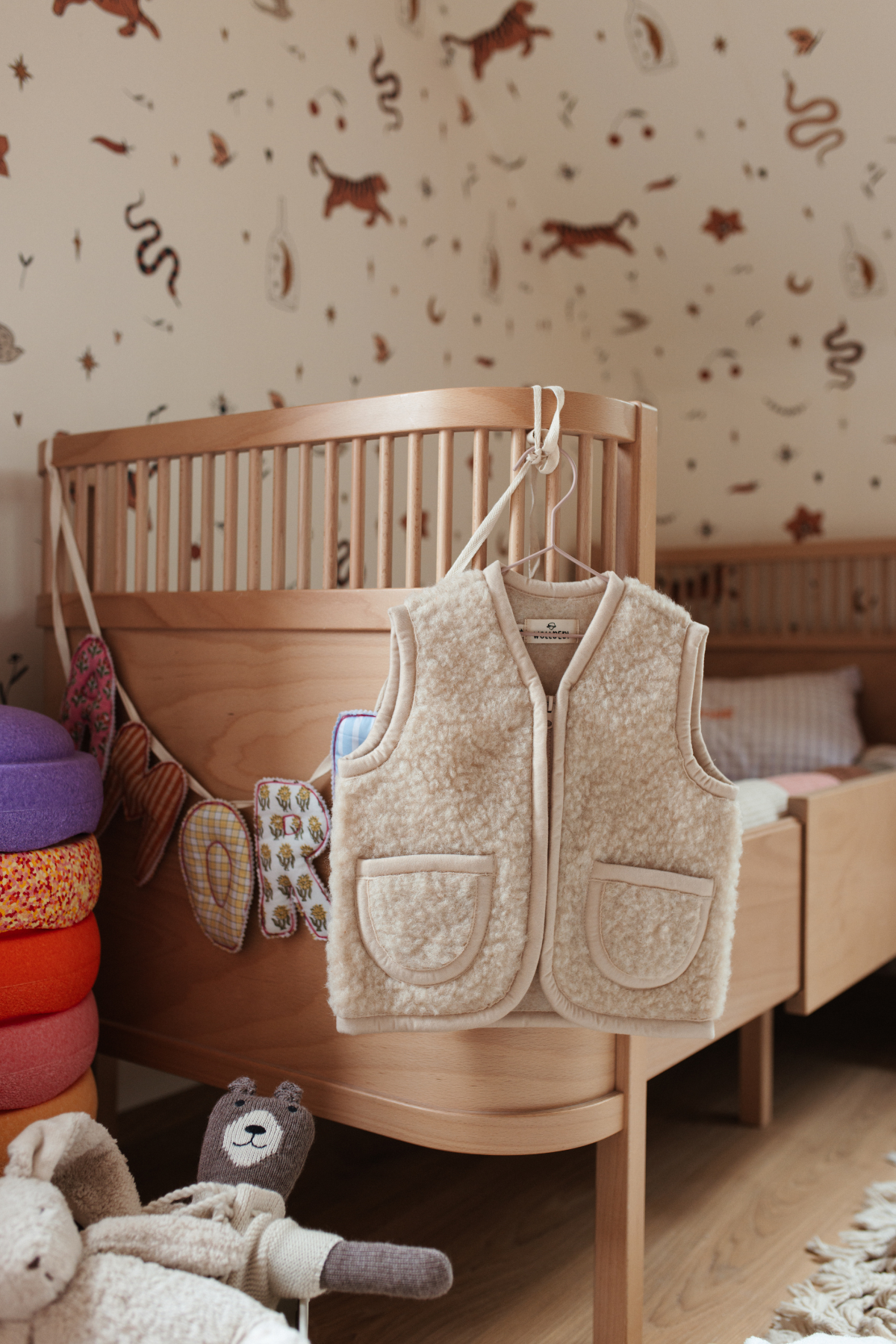 Wollweste "Teddy" | Beige