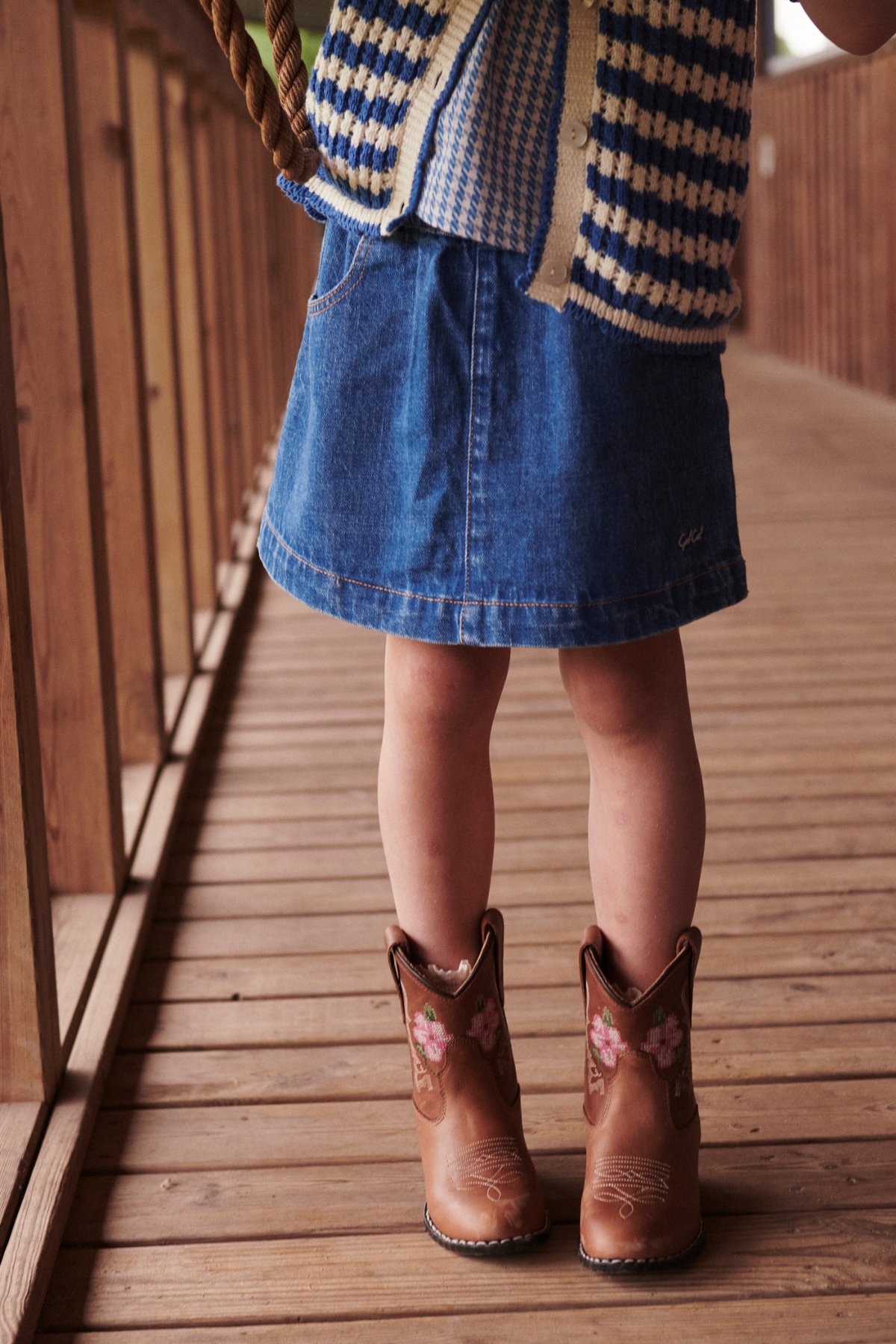 Jeansrock "Organic Pocket" | Indigo Blue