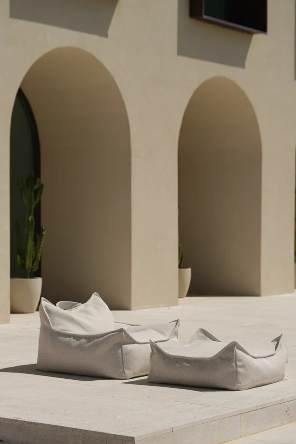 Outdoor Beanbag Square "Ottoman" | verschiedene Farben
