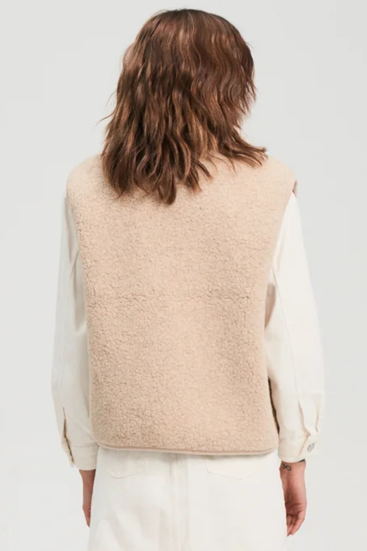 Weste "POS" mit Reißverschluss | 100% Wolle